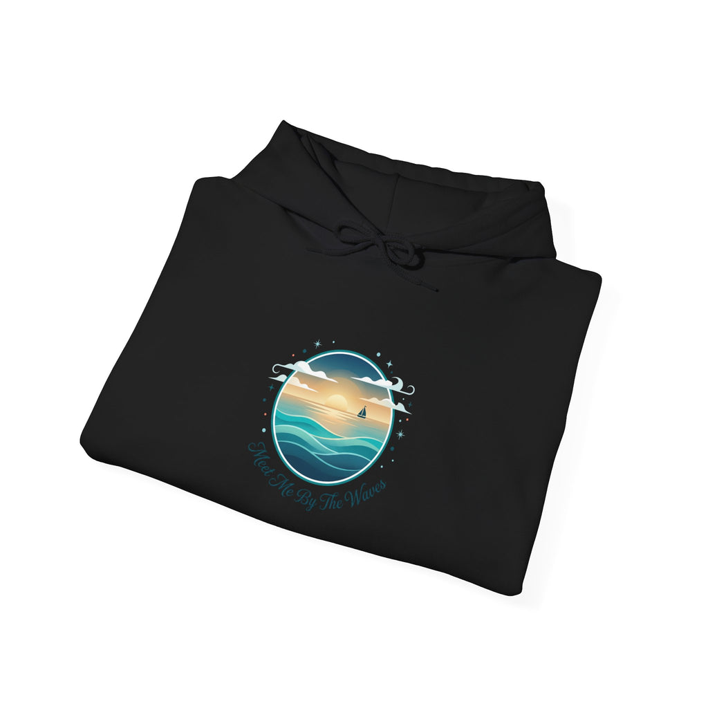 Coastal Sunset Circle Hoodie | coastal aesthetic, sea breeze