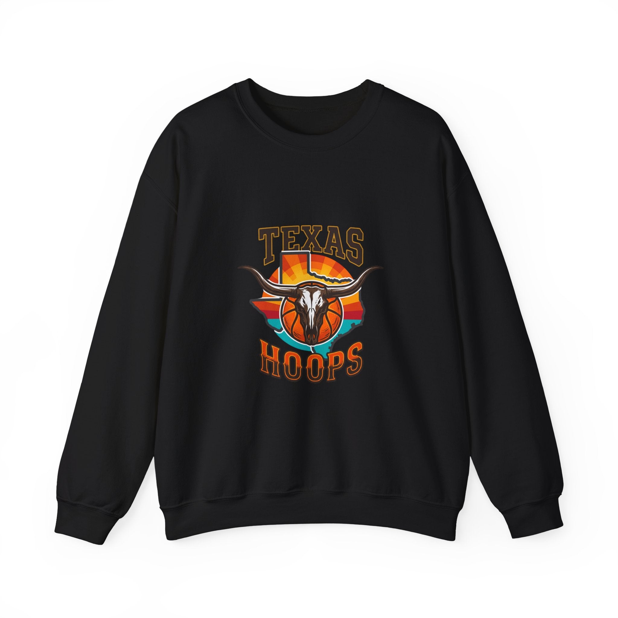 Texas Hoops Longhorn Logo Sweatshirt | Texas pride, basketball, western varsity