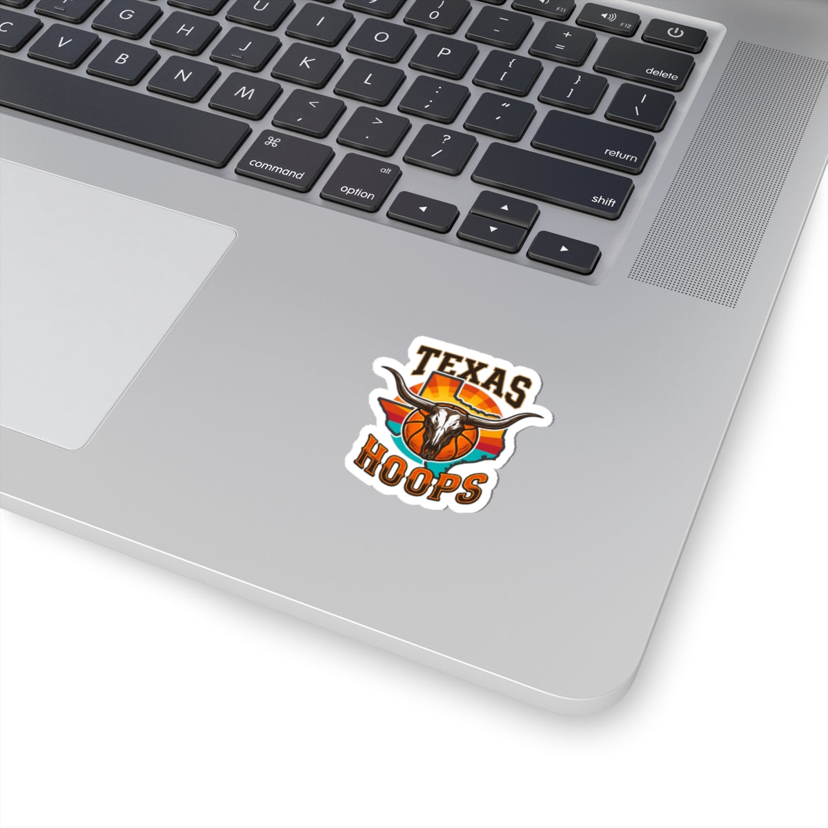 Texas Hoops Longhorn Skull Sticker | Texas pride, western varsity