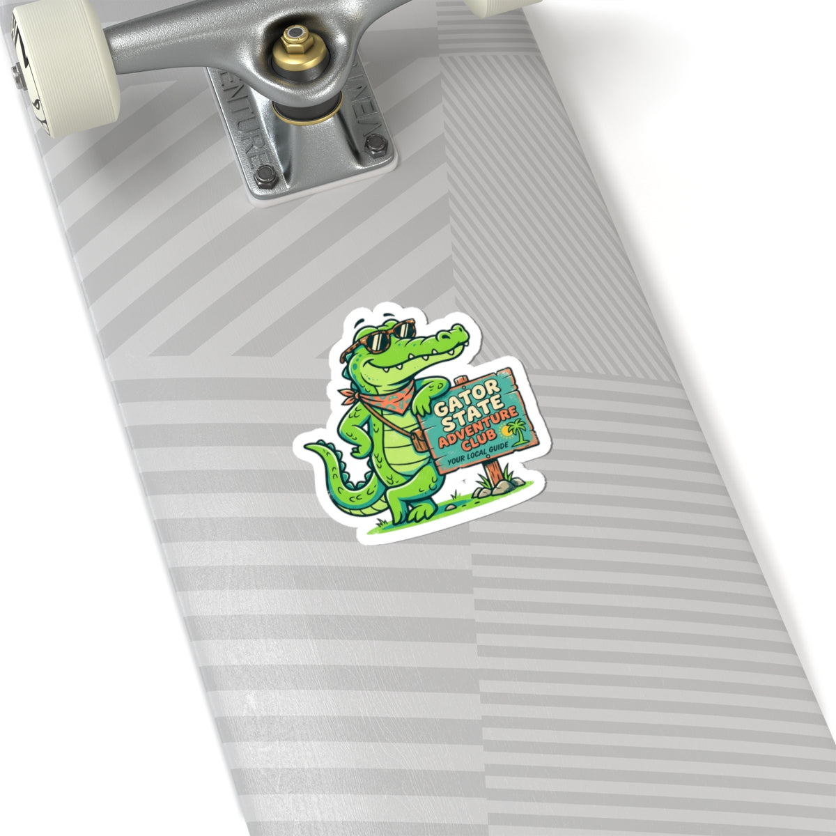 Gator State Adventure Sticker | alligator, swamp life, lake day