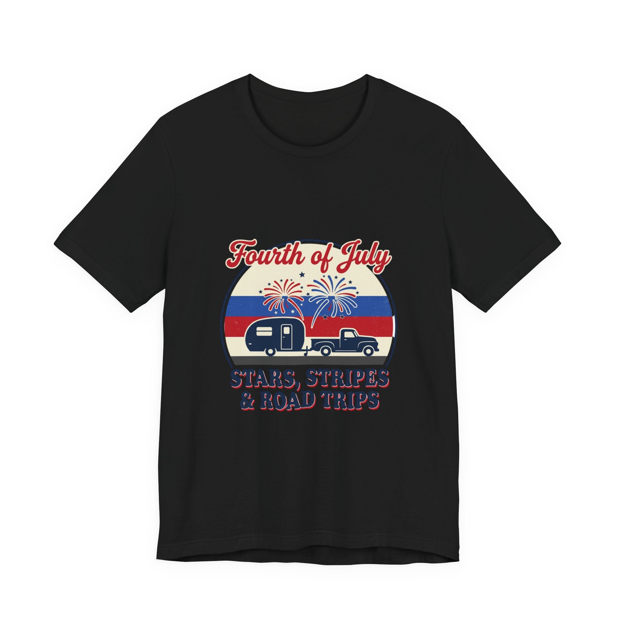 Fourth of July Stars & Stripes Road Trips Tee | vintage USA, Americana