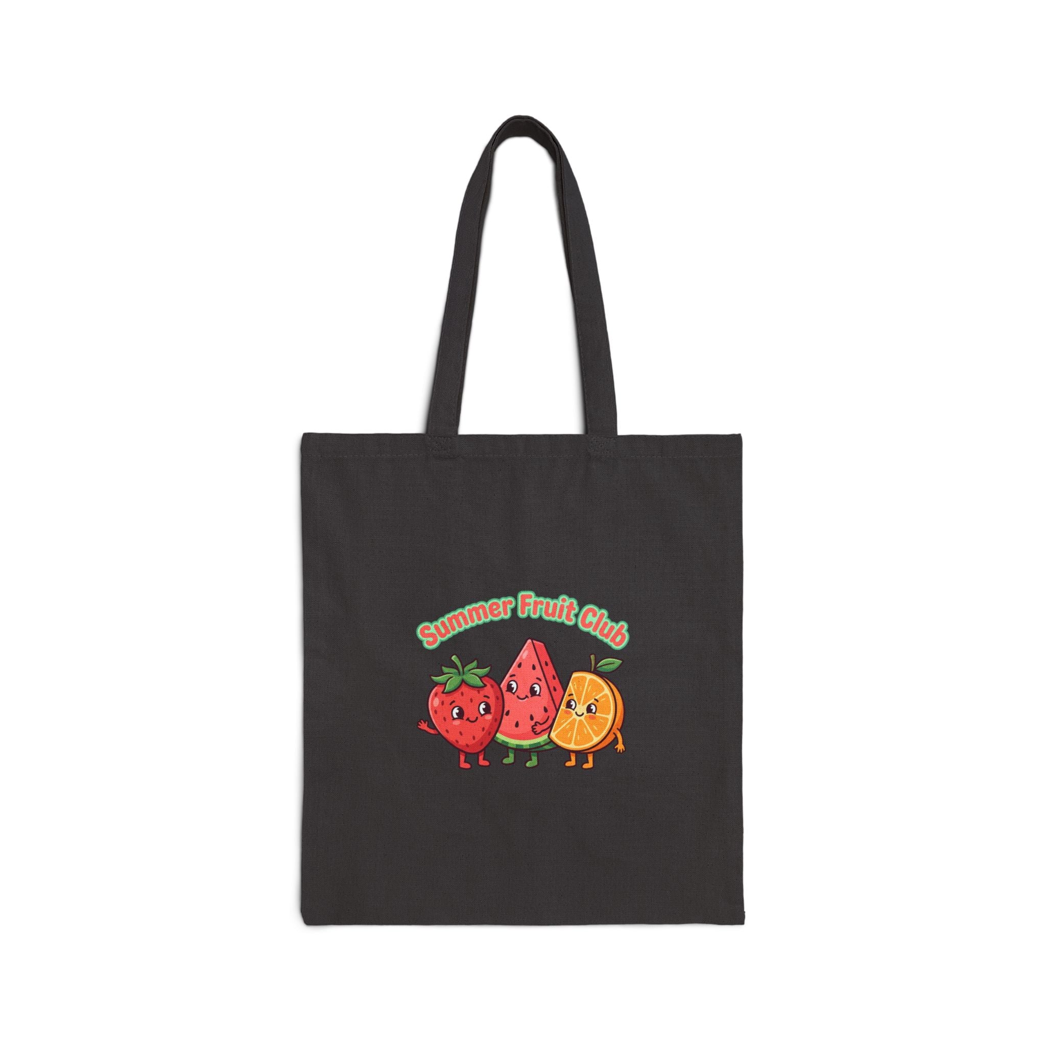 Summer Fruit Club Tote | strawberry peach watermelon, farmers market picnic aesthetic