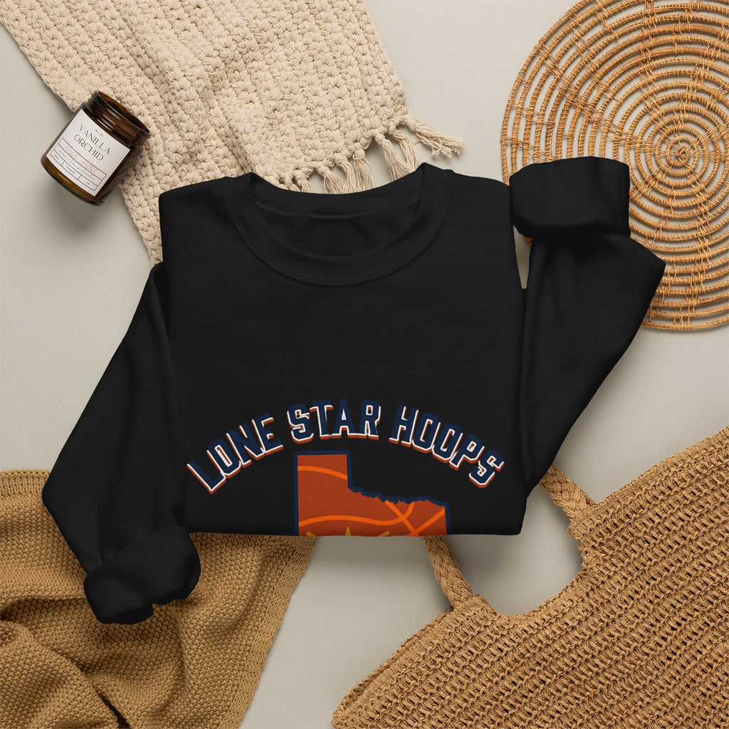 Texas Basketball Pride Sweatshirt | Lone Star Hoops, Western Varsity Retro