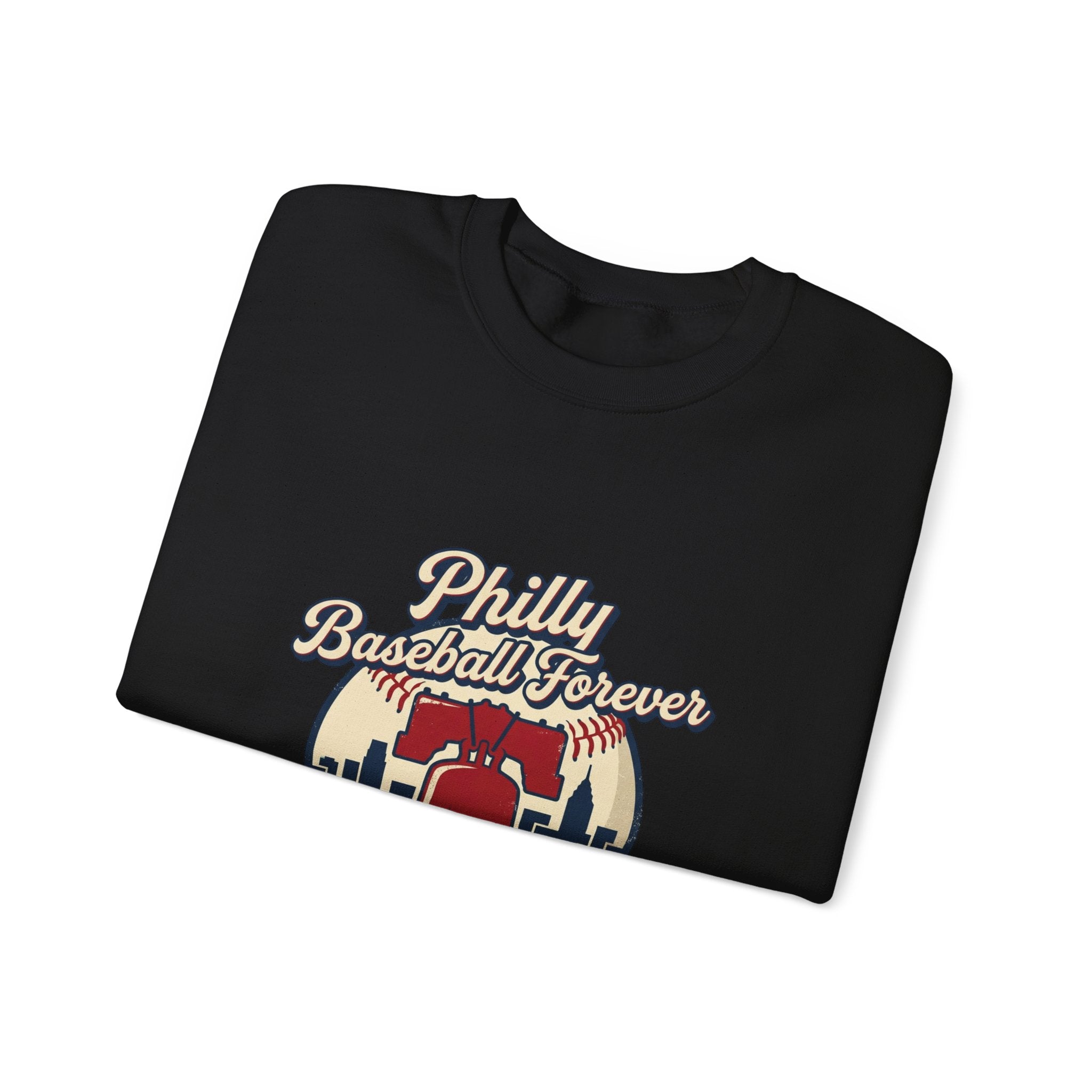 Philly Baseball Forever Crewneck Sweatshirt | city pride, vintage script