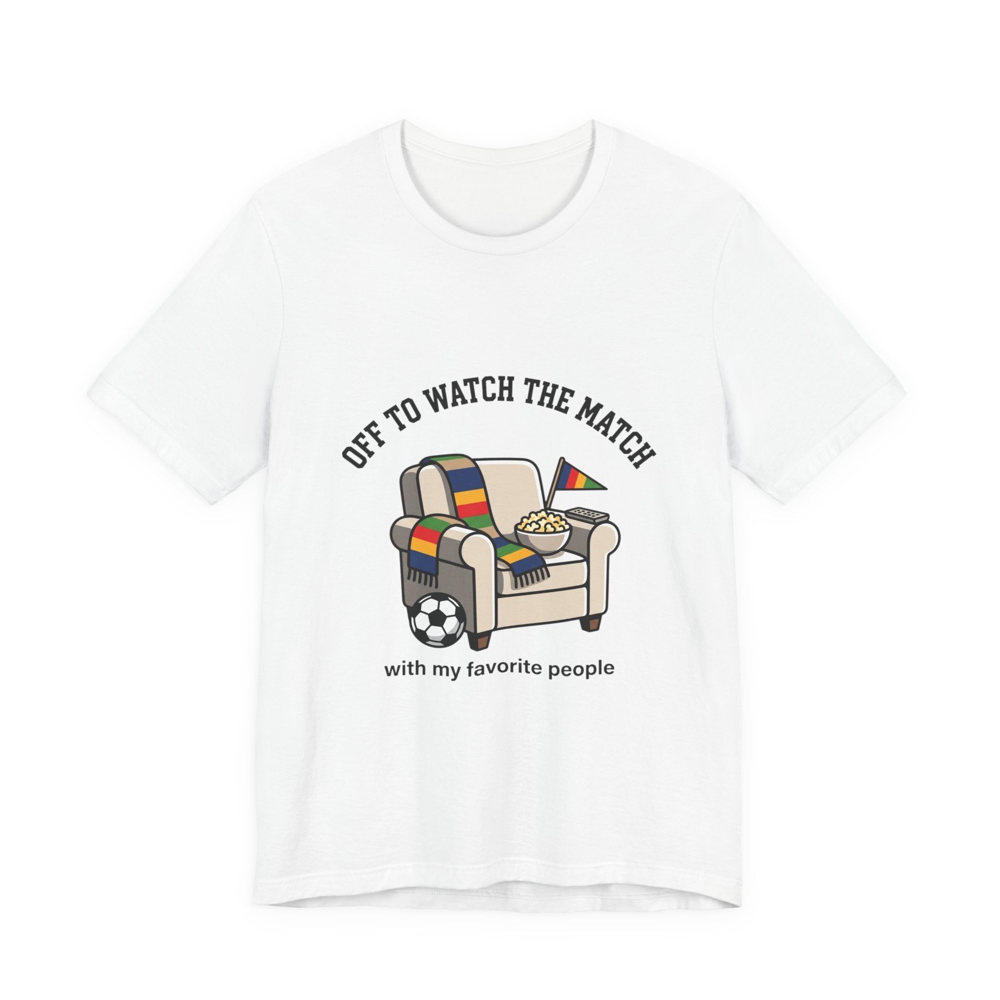 Off to Watch the Match Tee | soccer watch party, match-day outfit