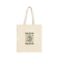 Feral But Free Illustration Tote | chaotic quirky humor, millennial burnout