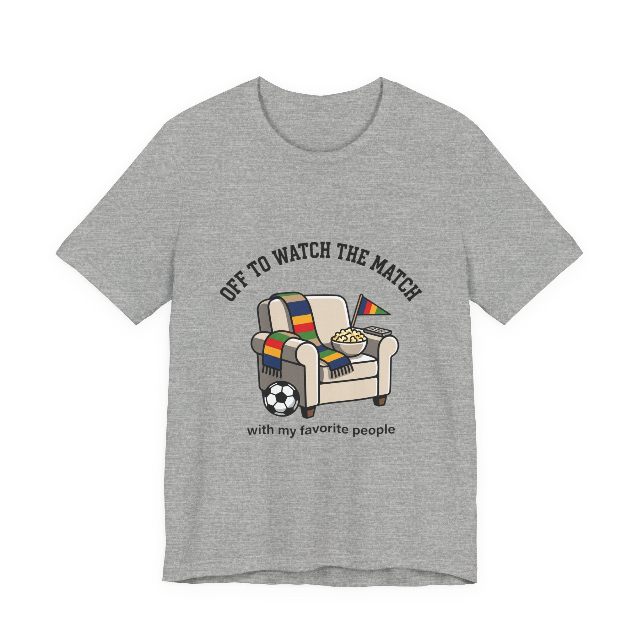 Off to Watch the Match Tee | soccer watch party, match-day outfit