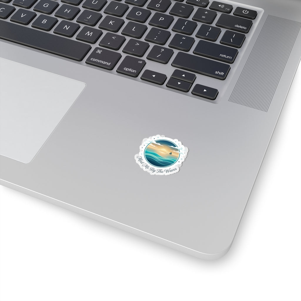 Meet Me By The Waves Kiss-Cut Stickers | coastal aesthetic, sea breeze