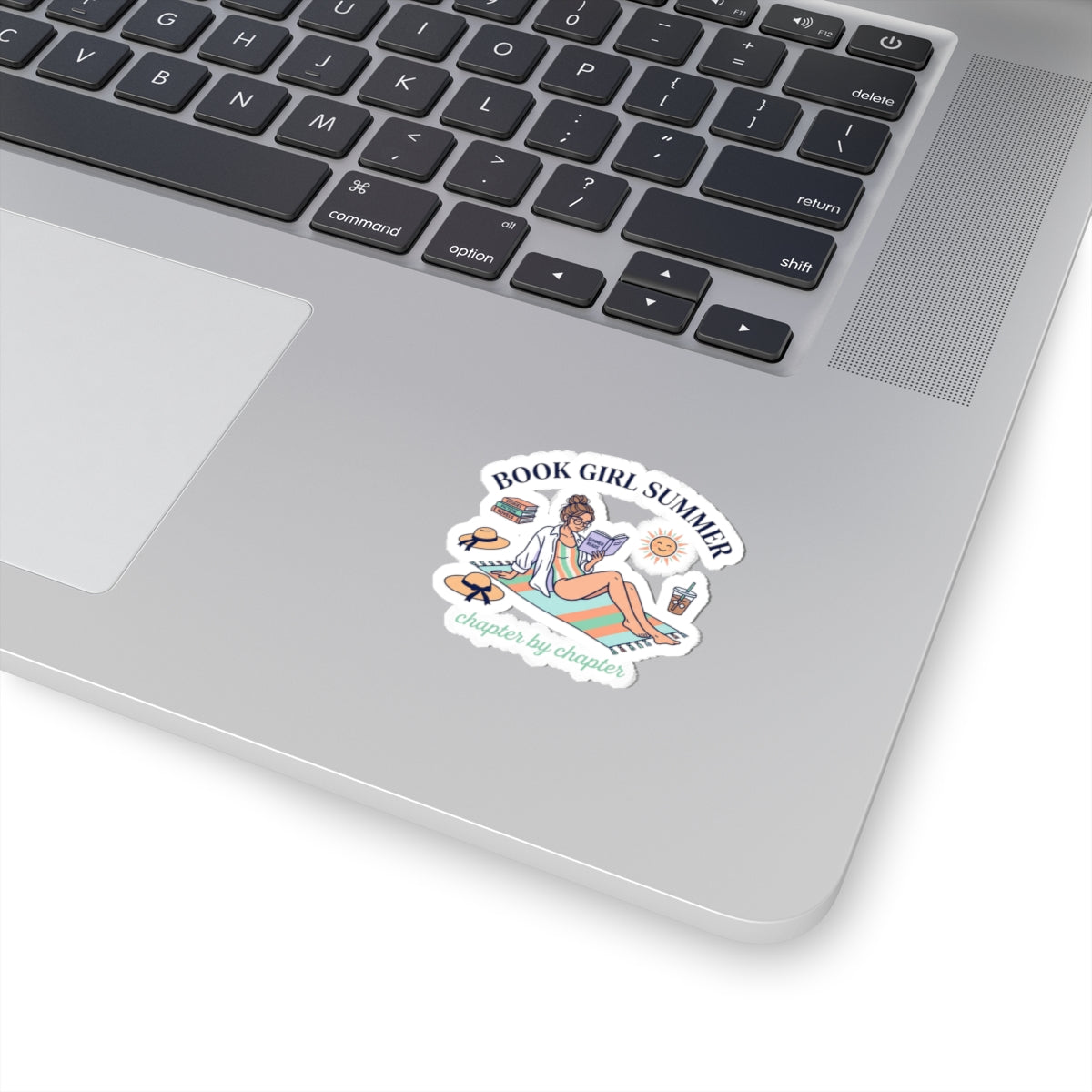 Book Girl Summer Kiss-Cut Stickers | BookTok, Reading Beach Reads