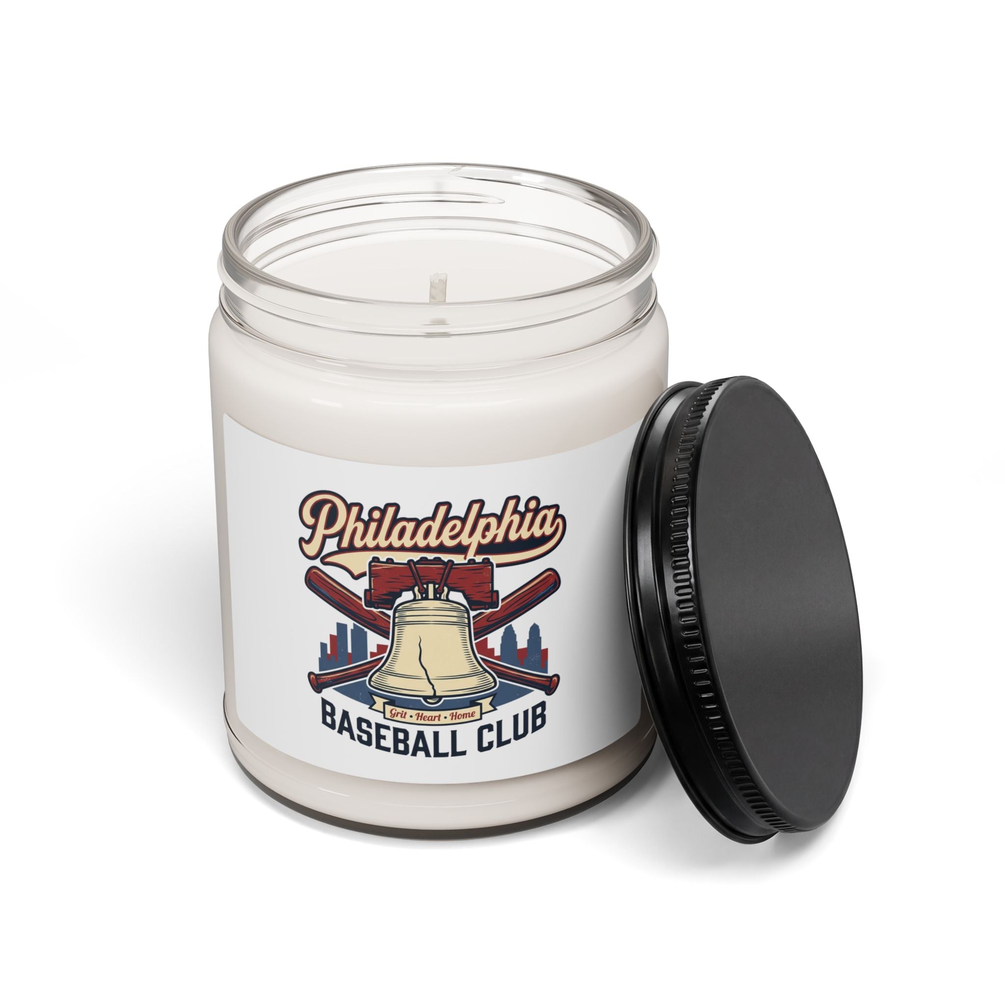 Philadelphia Baseball Club Candle | City Pride, Vintage Script