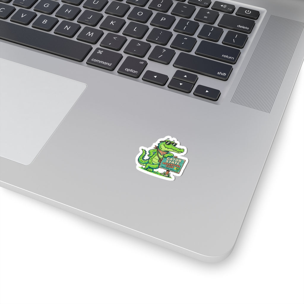 Gator State Adventure Sticker | alligator, swamp life, lake day