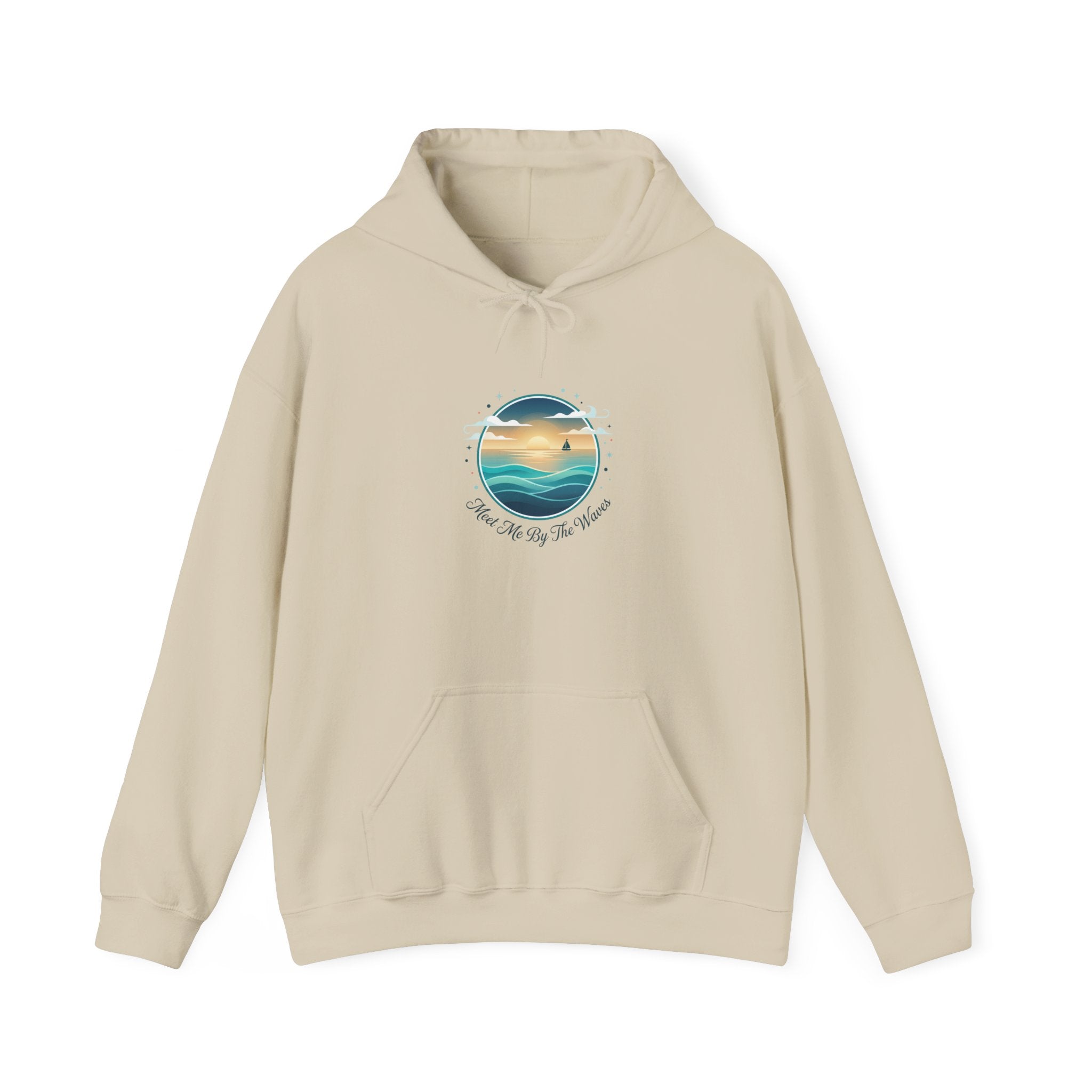 Coastal Sunset Circle Hoodie | coastal aesthetic, sea breeze