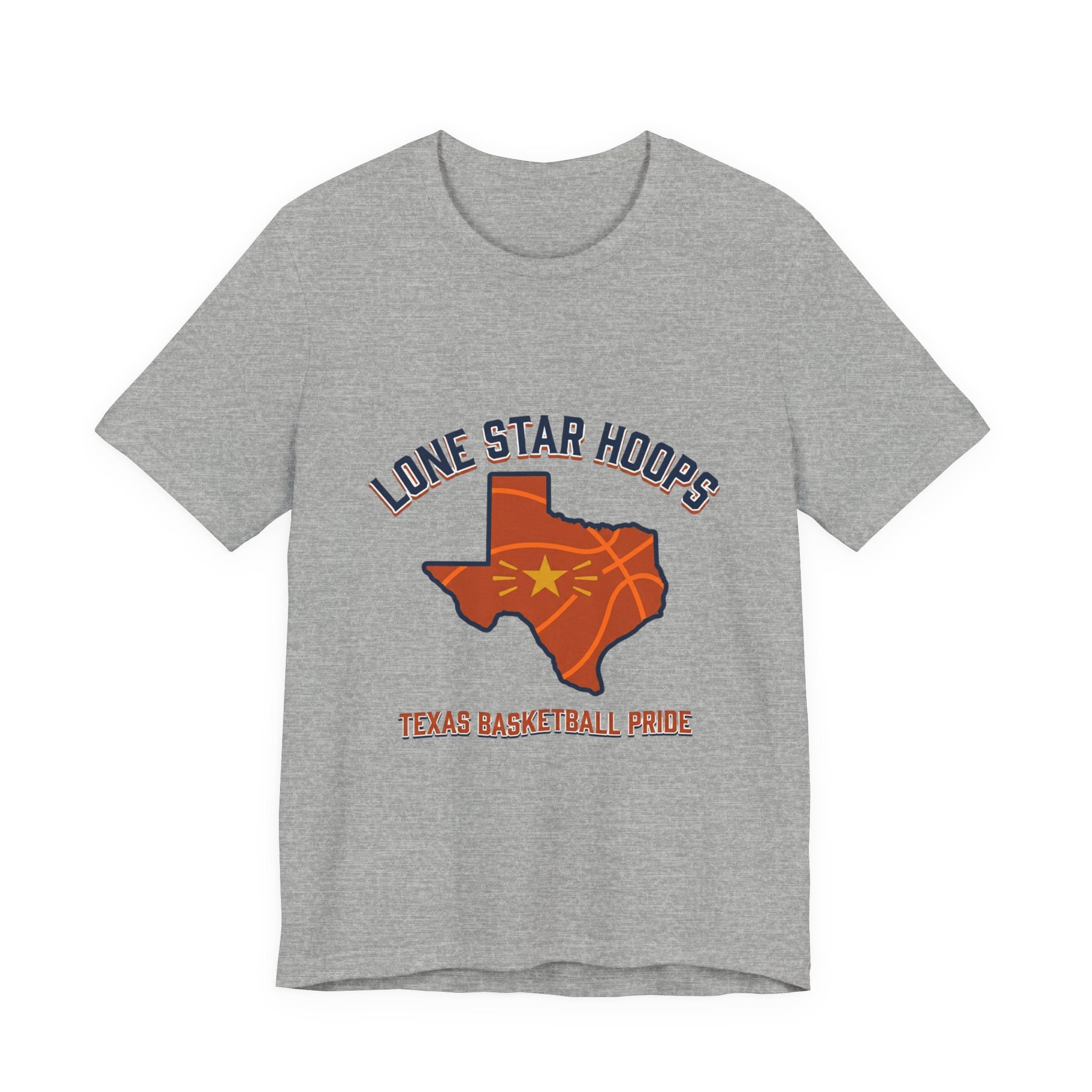 Texas Basketball Pride Tee | Lone Star hoops, varsity retro, western basketball