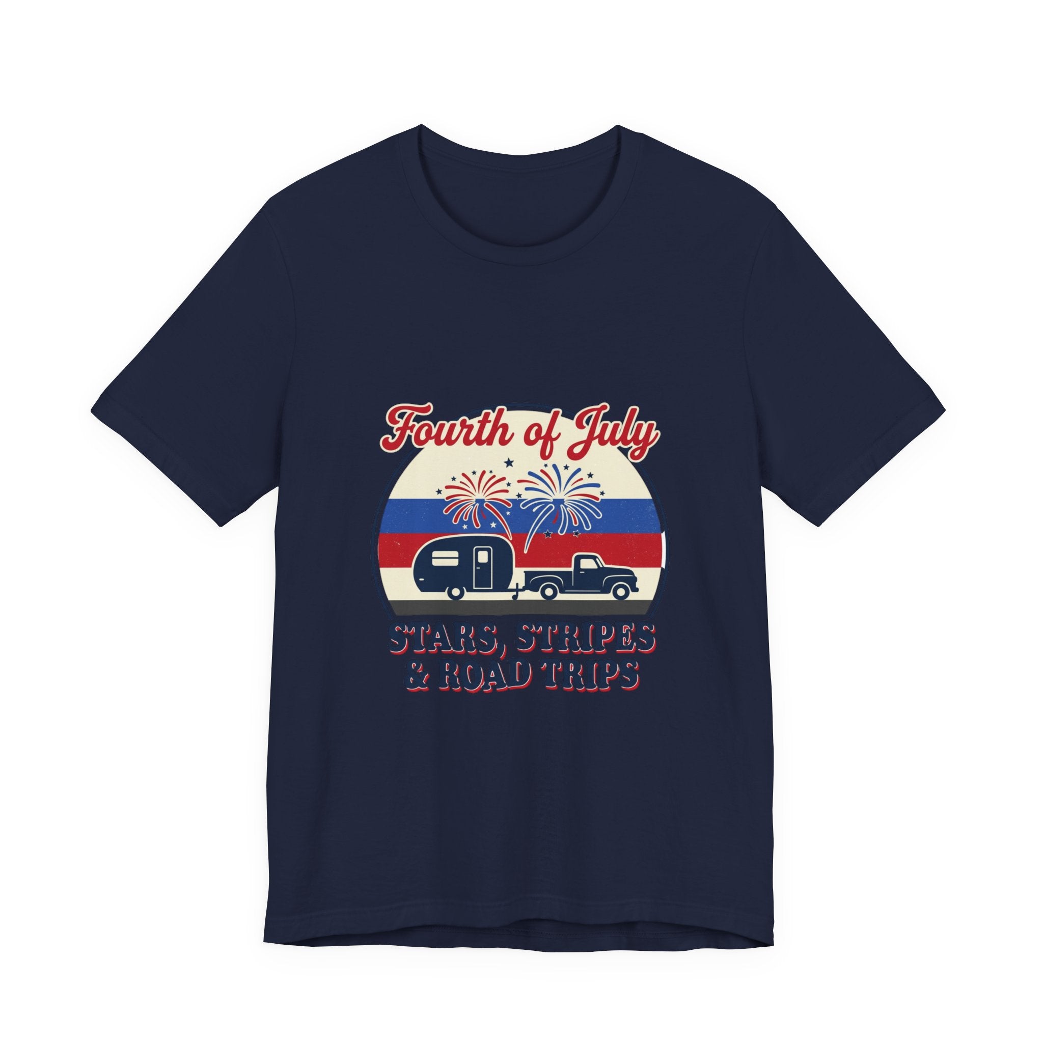 Fourth of July Stars & Stripes Road Trips Tee | vintage USA, Americana