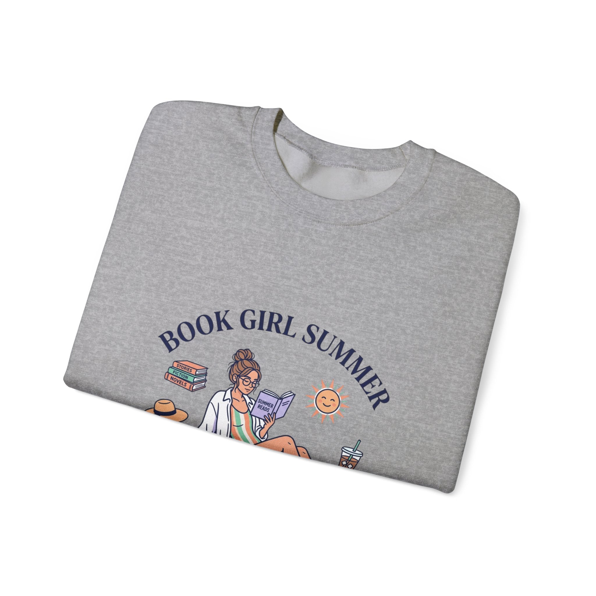 Book Girl Summer Sweatshirt | Bookish, BookTok Reading Aesthetic