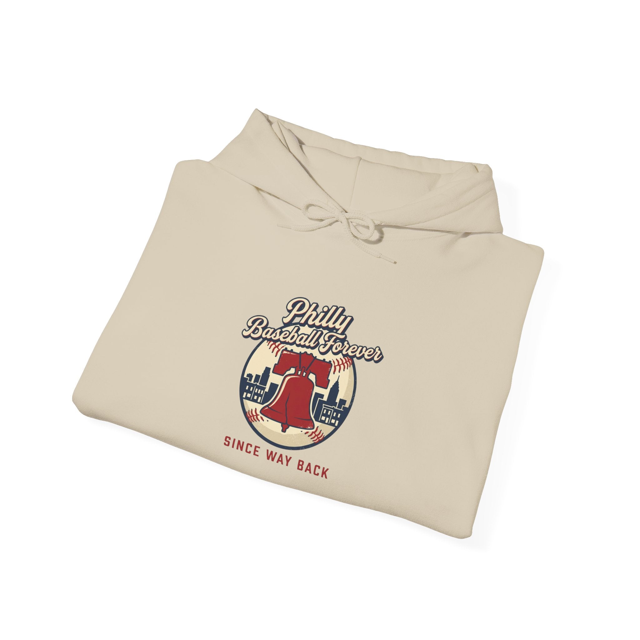 Philly Baseball Pride Hoodie | vintage script, city pride