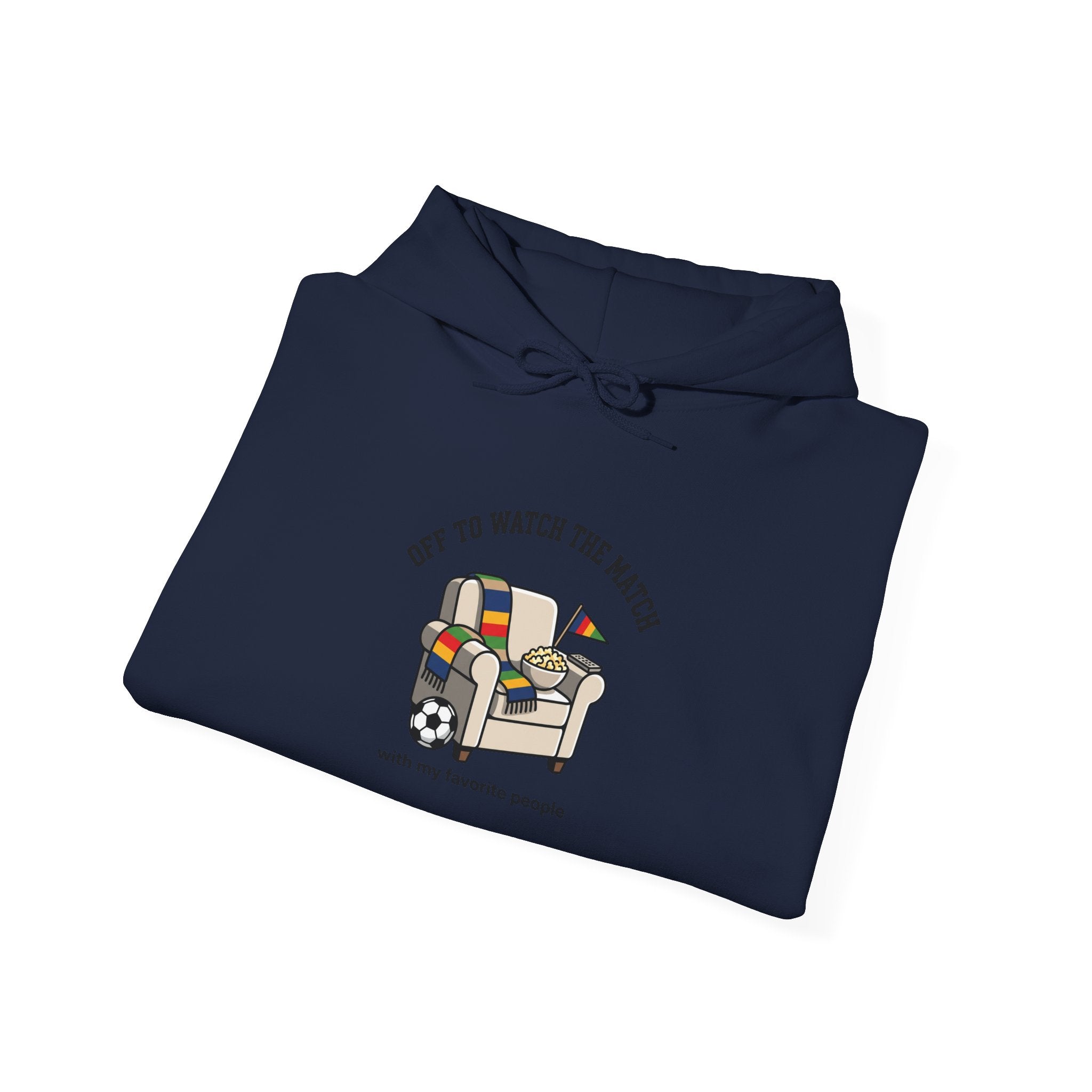 Off to Watch the Match Hoodie | soccer watch party, cozy hoodie, country colors