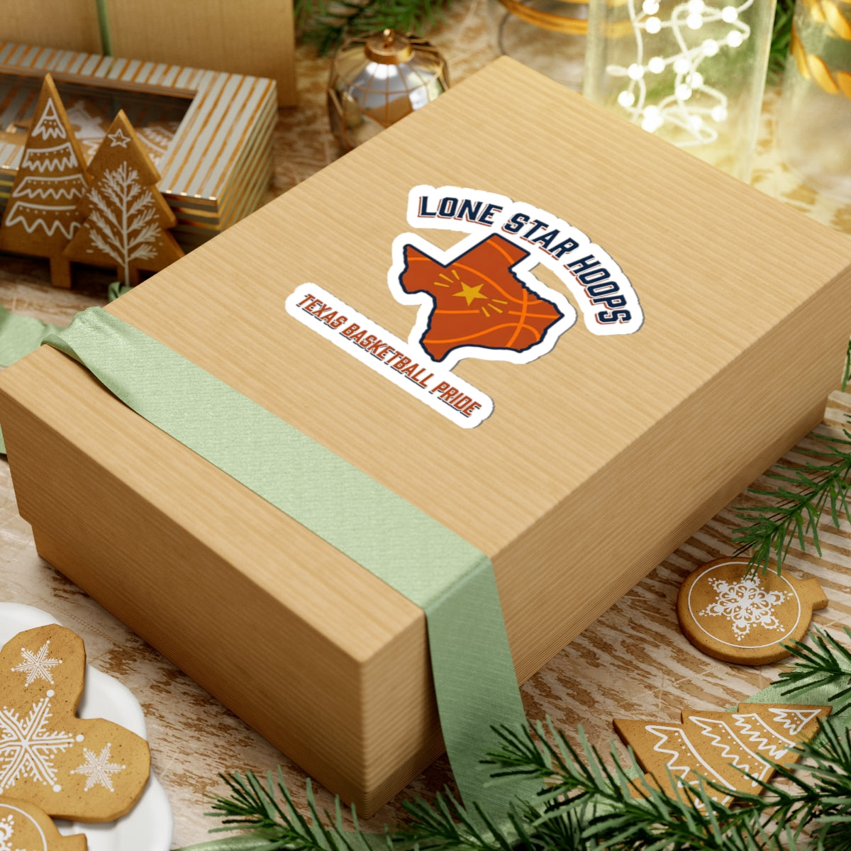 Lone Star Hoops Texas Basketball Sticker | Texas pride, varsity retro