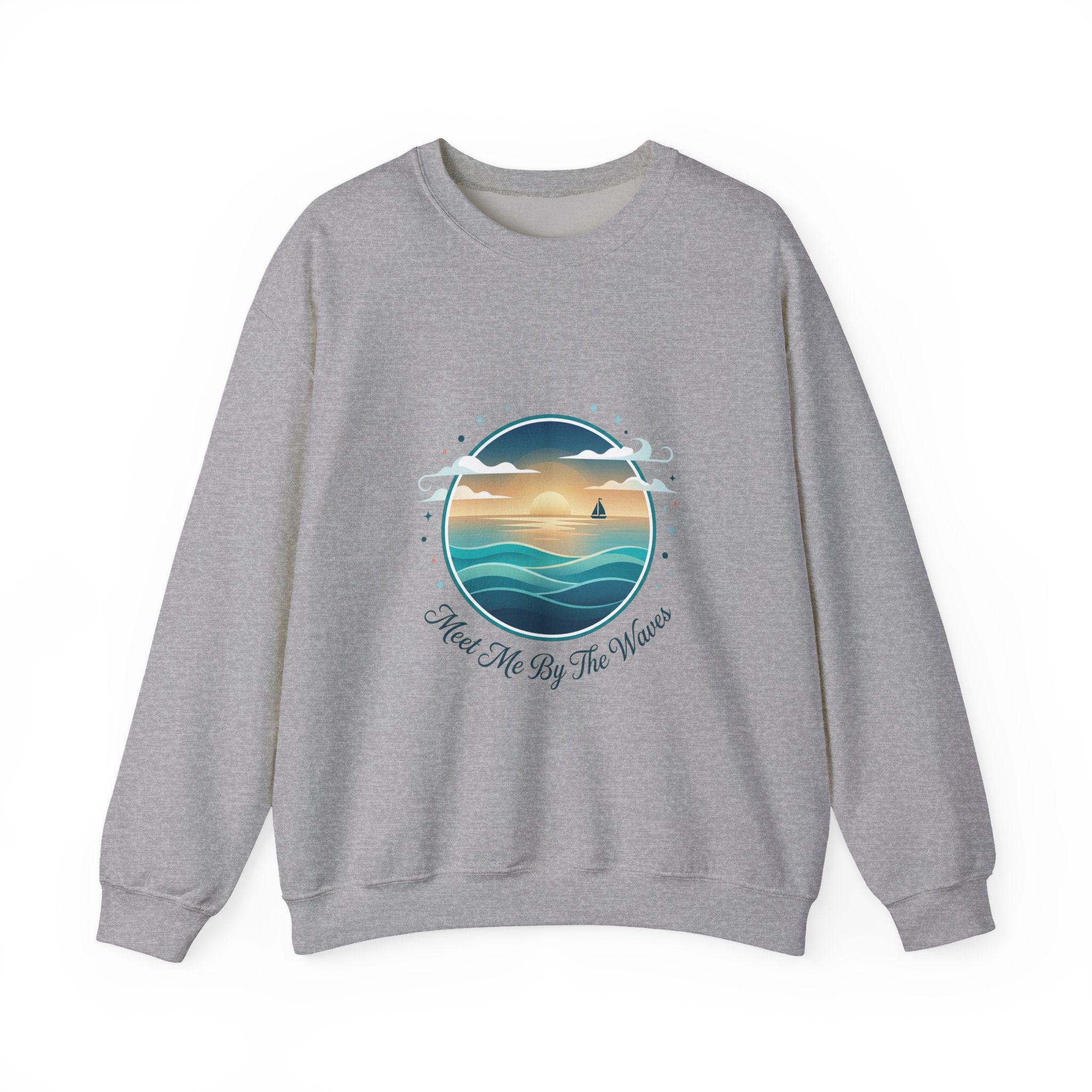 Meet Me By The Waves Sweatshirt | coastal aesthetic, sea breeze