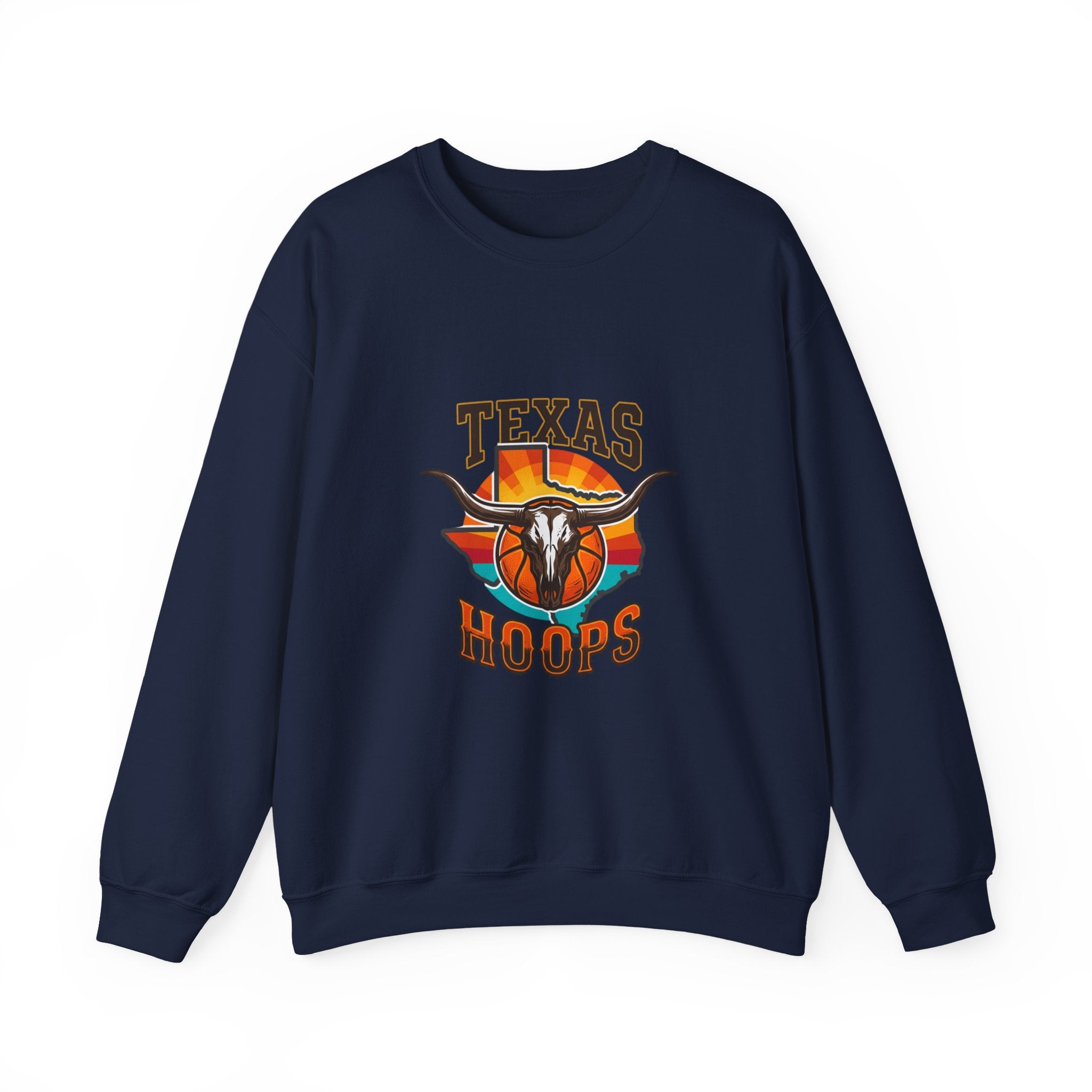 Texas Hoops Longhorn Logo Sweatshirt | Texas pride, basketball, western varsity