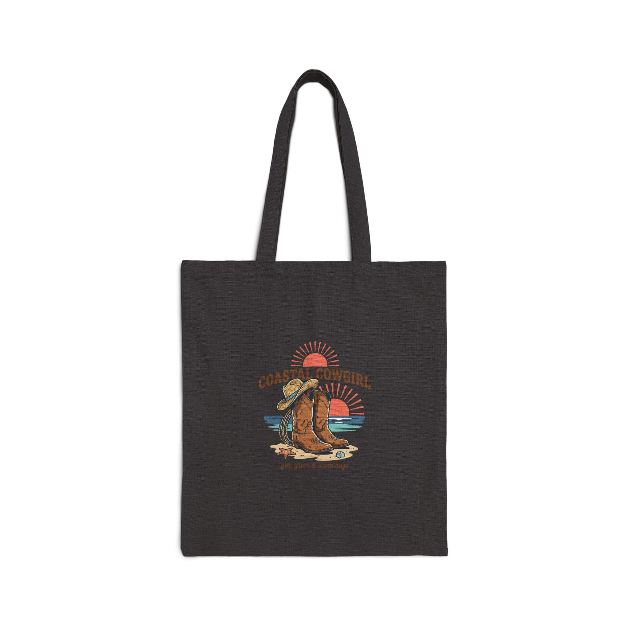Coastal Cowgirl Tote | western ranch rustic prairie canvas