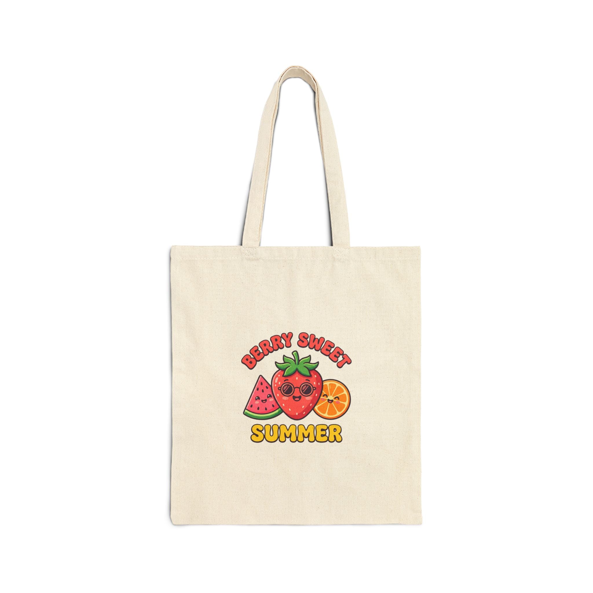 Berry Sweet Summer Tote | strawberry, citrus farmers market cottagecore
