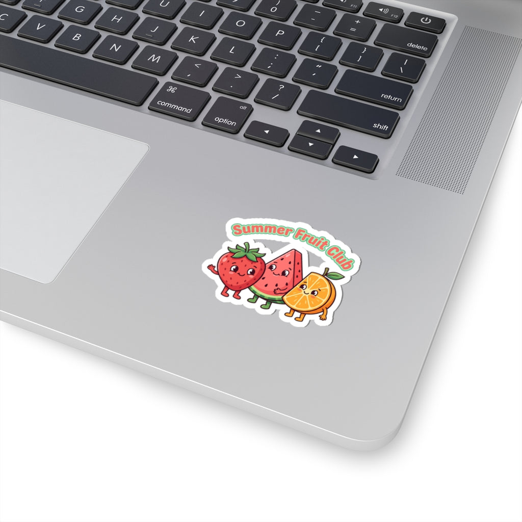 Summer Fruit Club Sticker | strawberry watermelon orange, picnic aesthetic