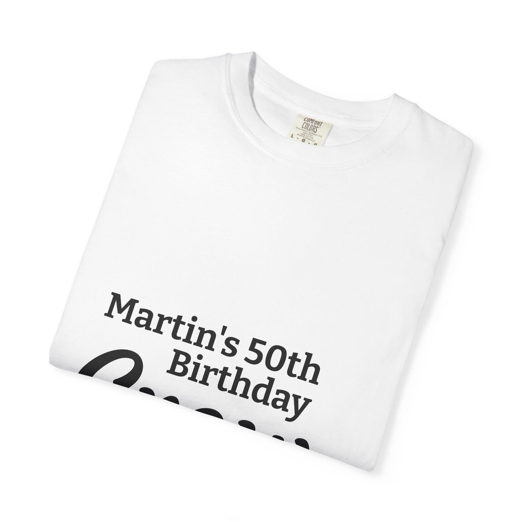 Birthday Crew T-Shirt — Personalized "Martin’s 50th Birthday Crew" Tee