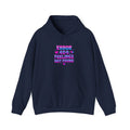 sassy Y2K slogan hoodie | glitter type, hot pink cyber nostalgia