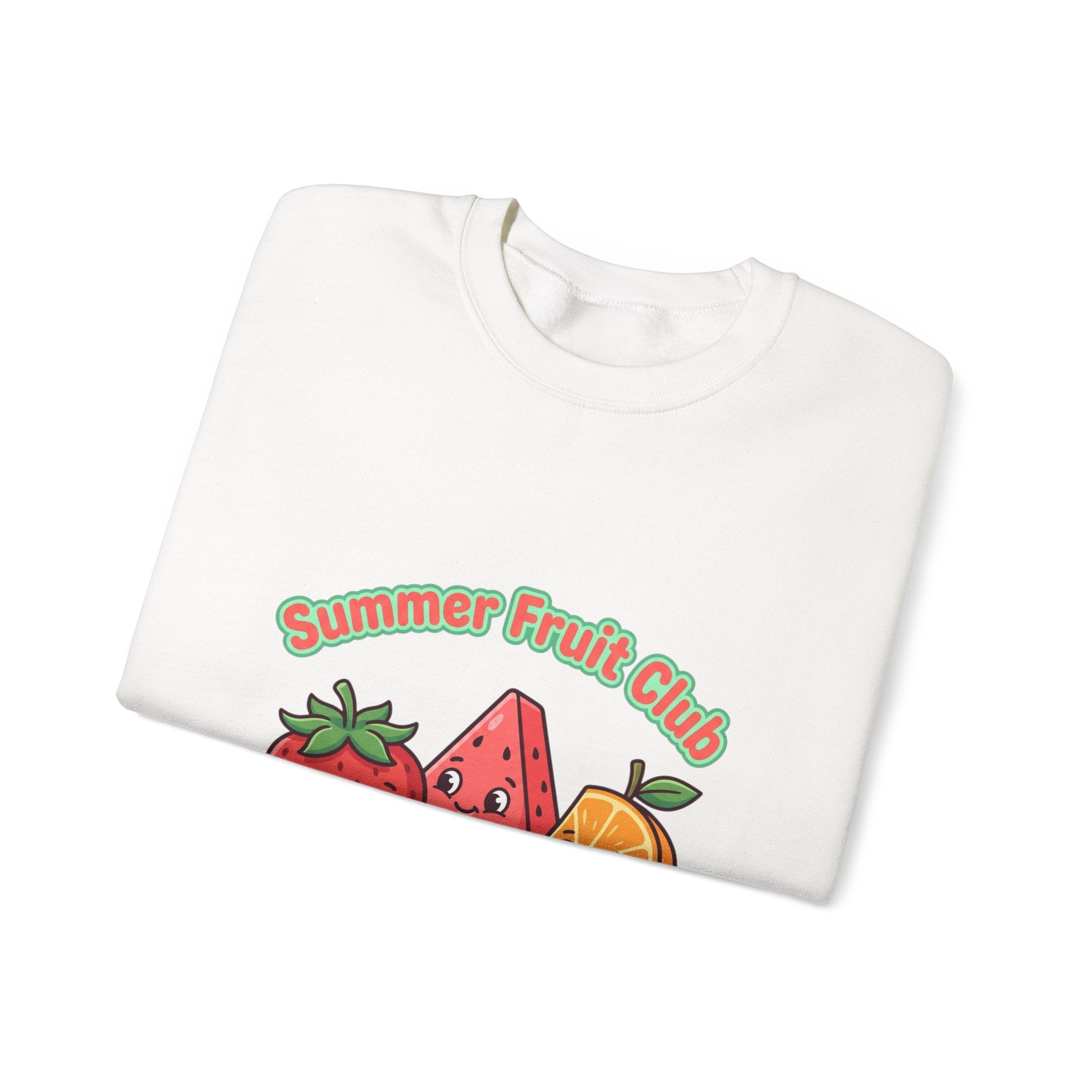 Summer Fruit Club Sweatshirt | strawberry watermelon orange, picnic aesthetic