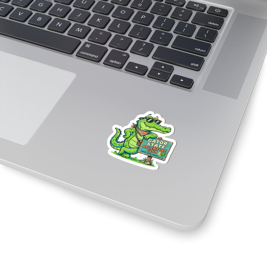 Gator State Adventure Sticker | alligator, swamp life, lake day