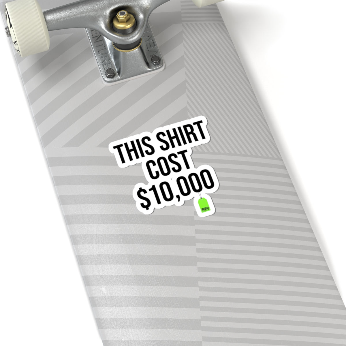 This Shirt Cost 10,000 Sticker | ironic meme, flex money, sarcastic text