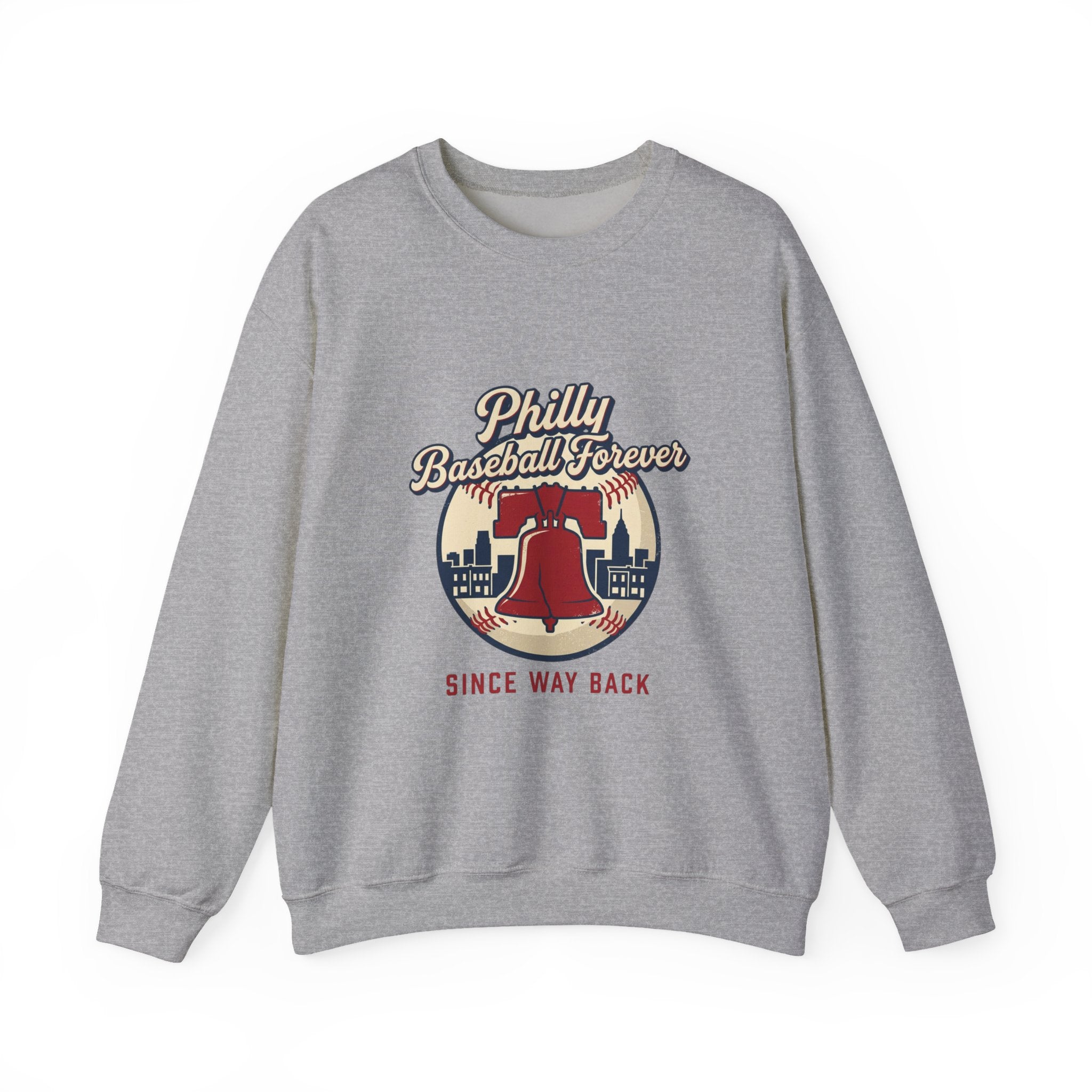 Philly Baseball Forever Crewneck Sweatshirt | city pride, vintage script