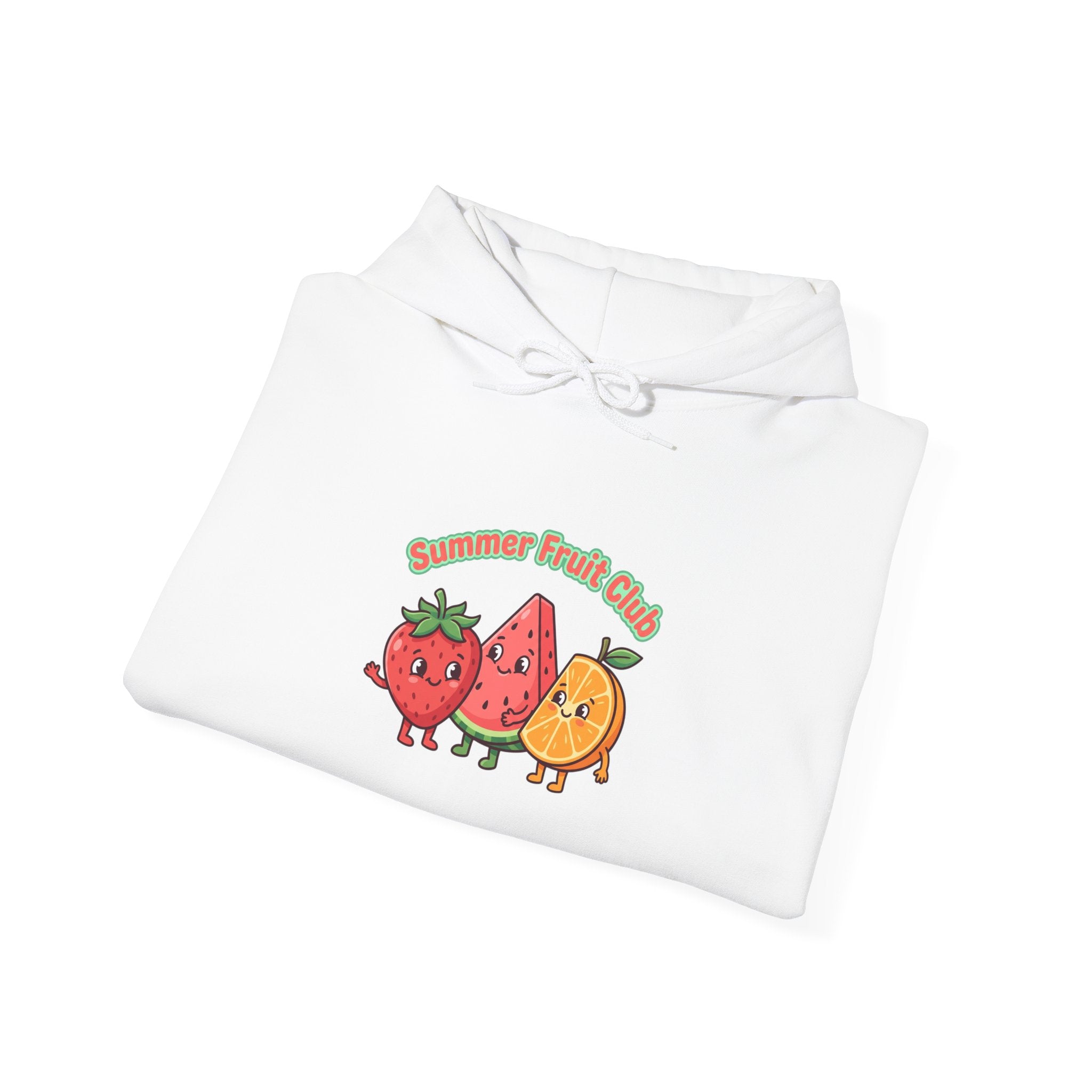 Summer Fruit Club Hoodie | strawberry peach watermelon, picnic aesthetic, cottagecore