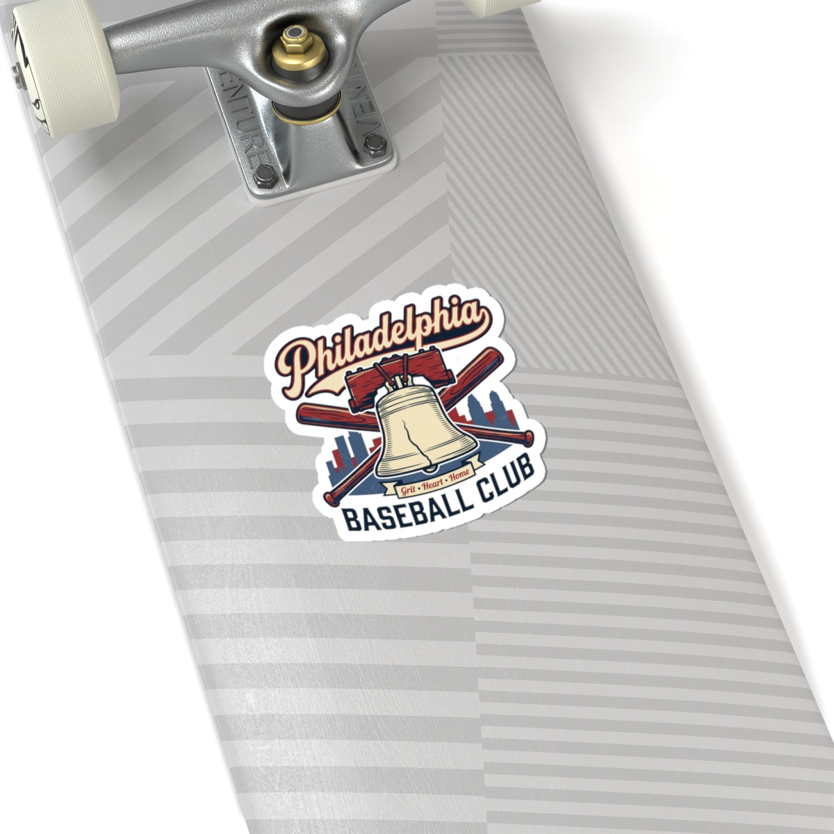 Philadelphia Baseball Club Kiss-Cut Sticker | vintage script, city pride