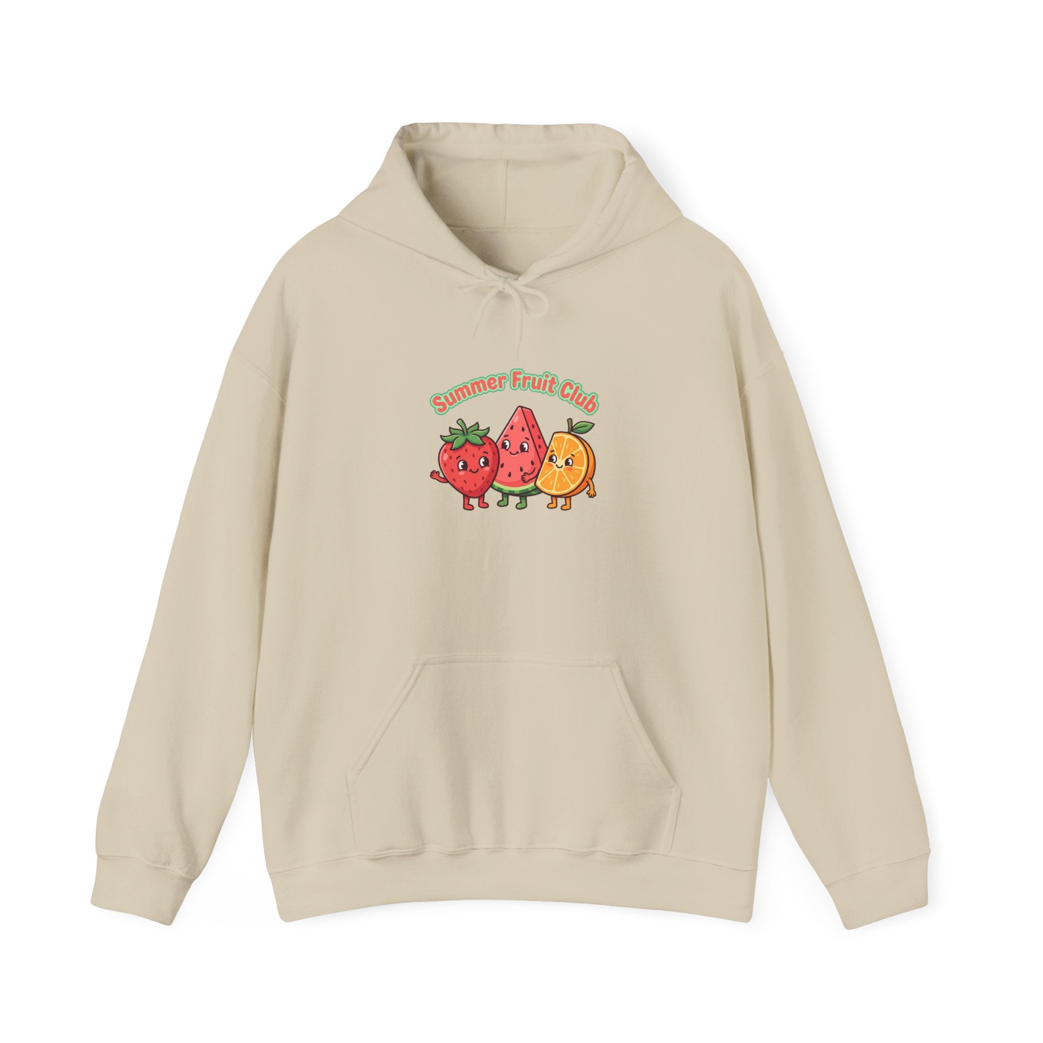 Summer Fruit Club Hoodie | strawberry peach watermelon, picnic aesthetic, cottagecore