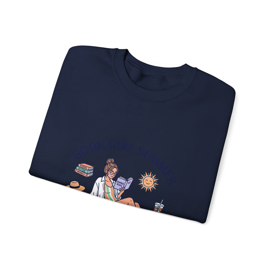 Book Girl Summer Sweatshirt | Bookish, BookTok Reading Aesthetic