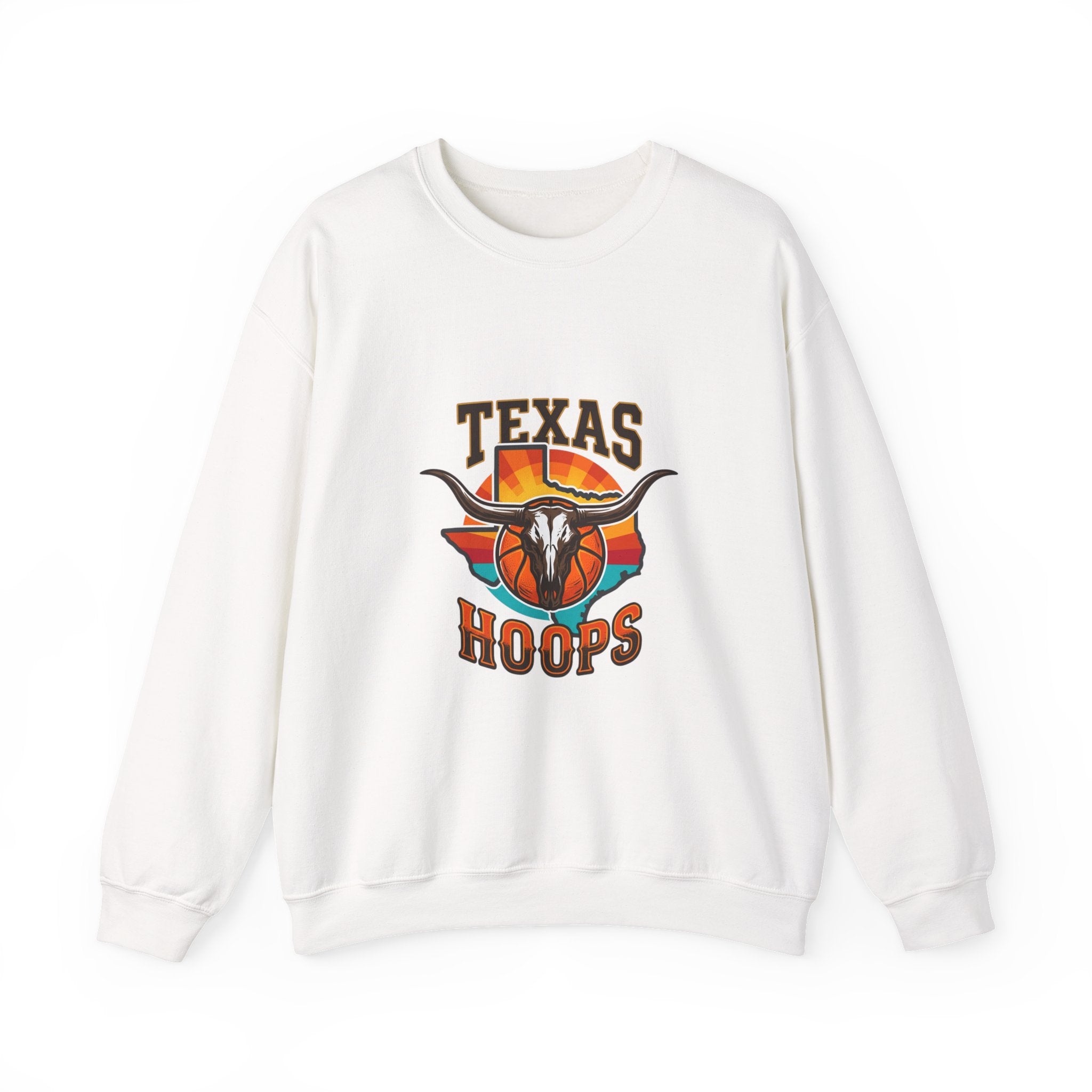 Texas Hoops Longhorn Logo Sweatshirt | Texas pride, basketball, western varsity