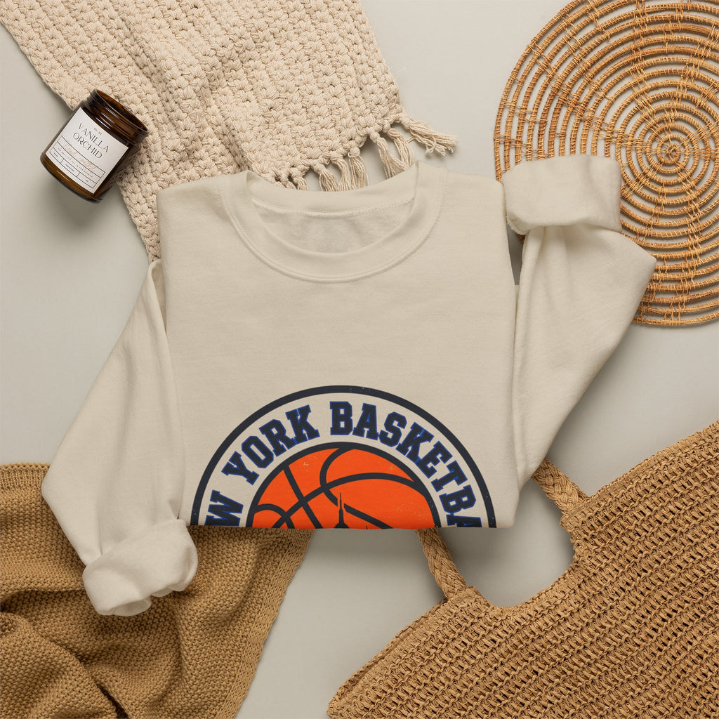New York Basketball Crest Sweatshirt | city basketball, varsity