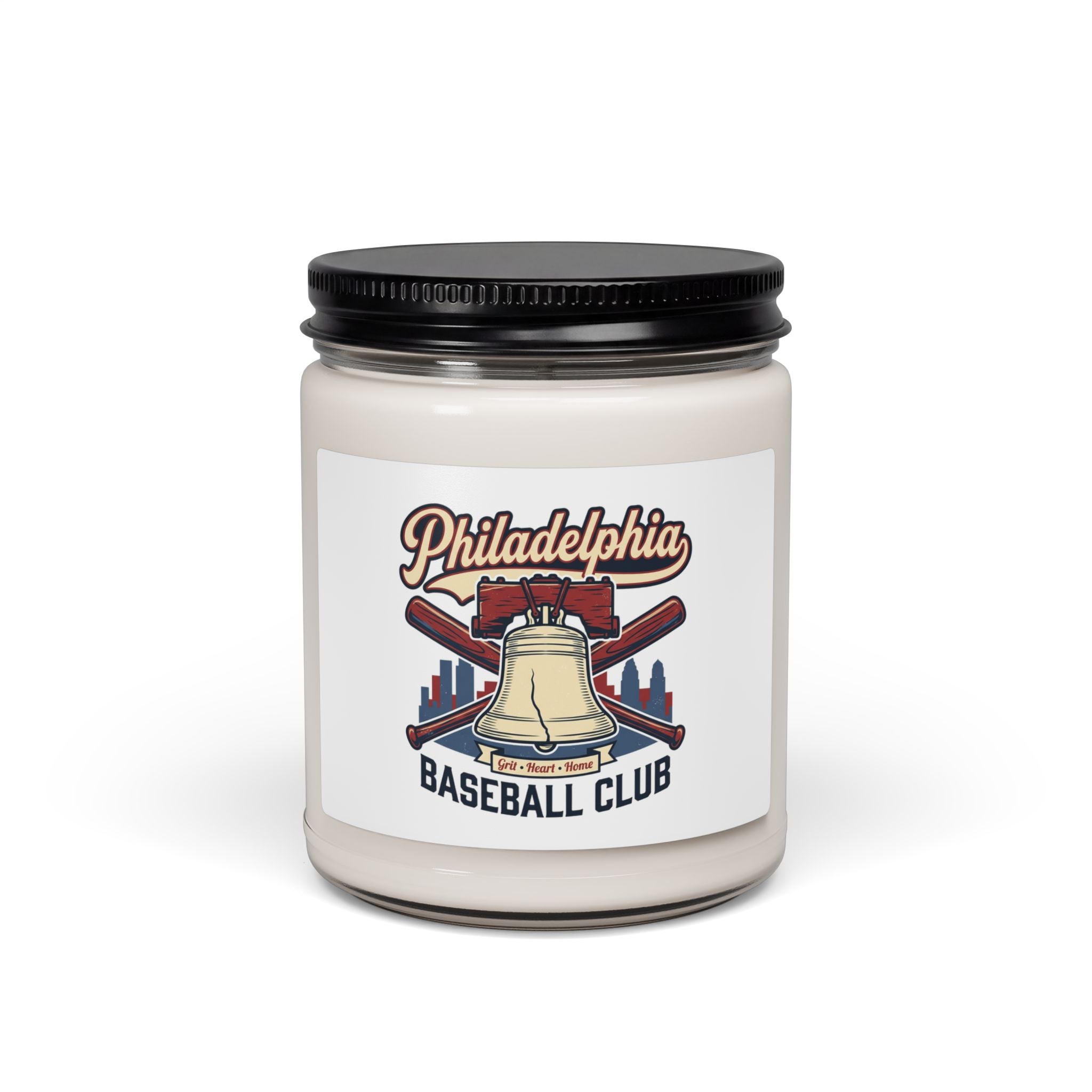 Philadelphia Baseball Club Candle | City Pride, Vintage Script