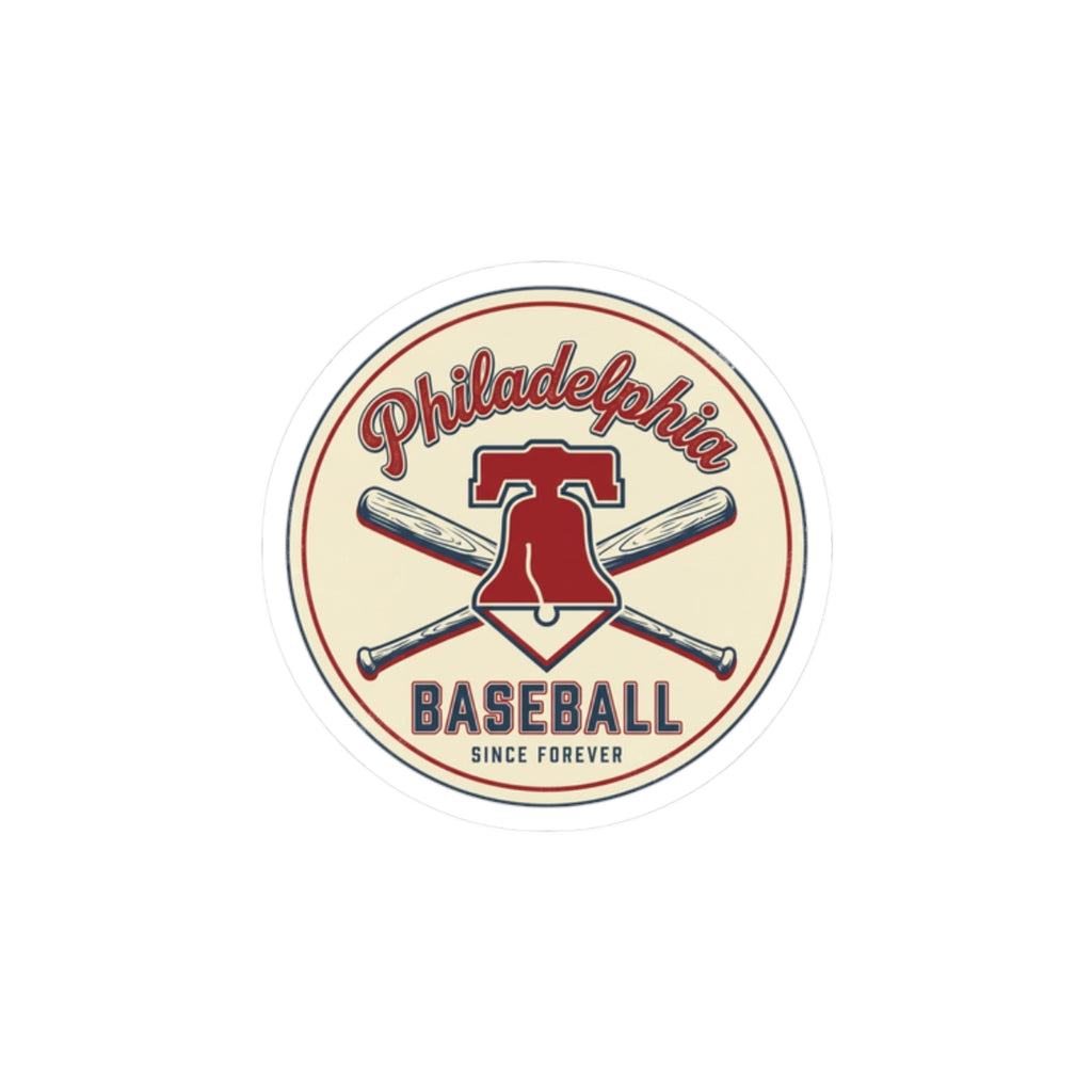 Philadelphia Baseball Sticker | Vintage Script, State Pride