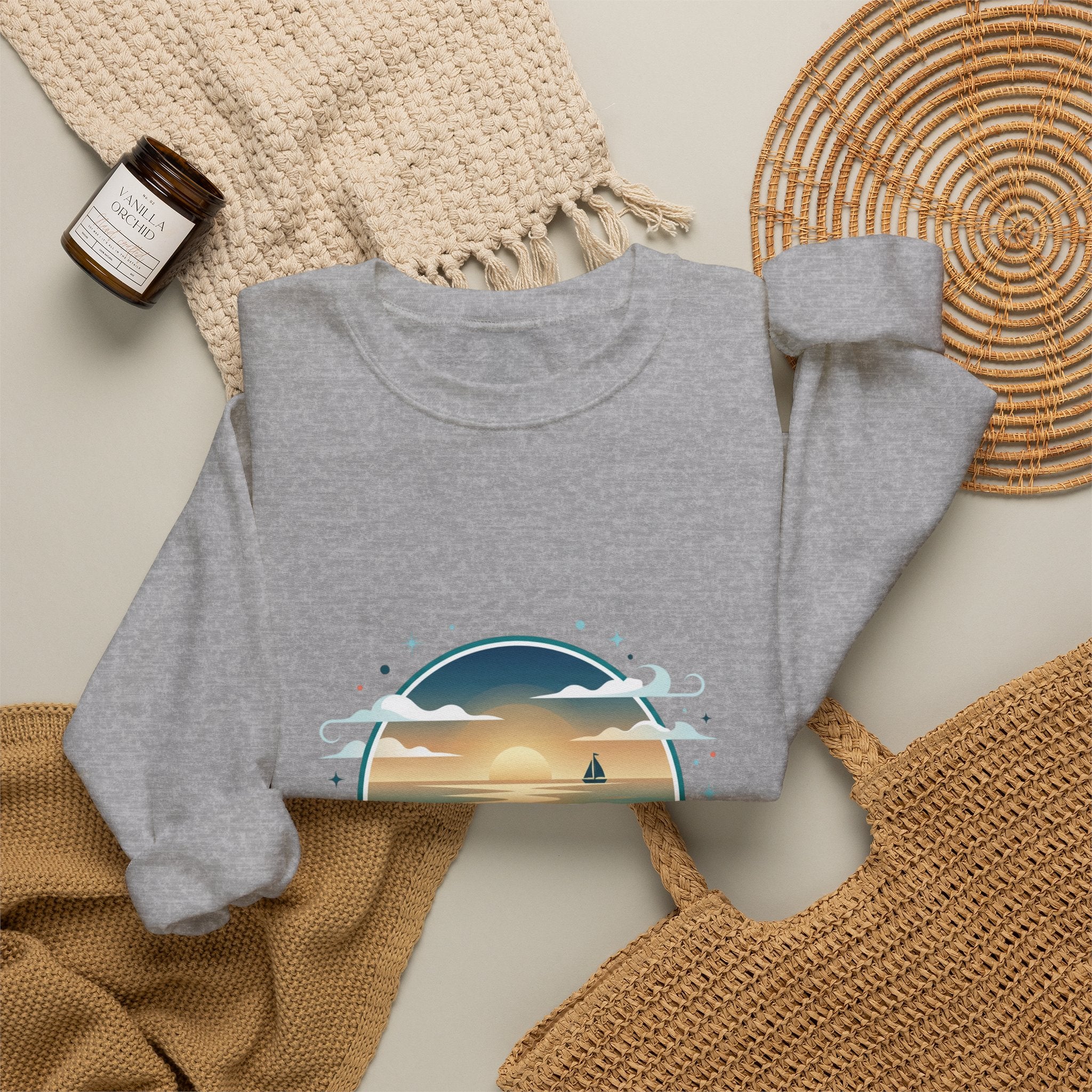 Meet Me By The Waves Sweatshirt | coastal aesthetic, sea breeze