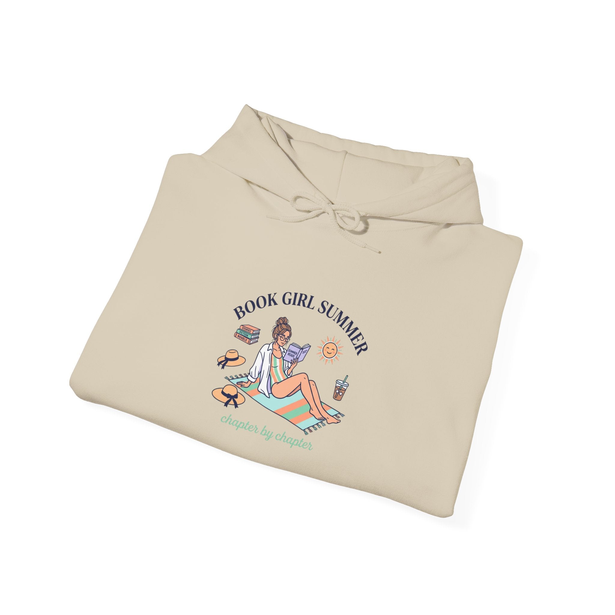 Book Girl Summer Hoodie | BookTok, Beach Reads, Bookish Summer Aesthetic