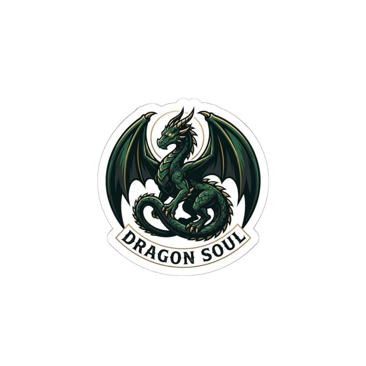 Dragon Soul Sticker | dragon, fantasy art, tattoo style