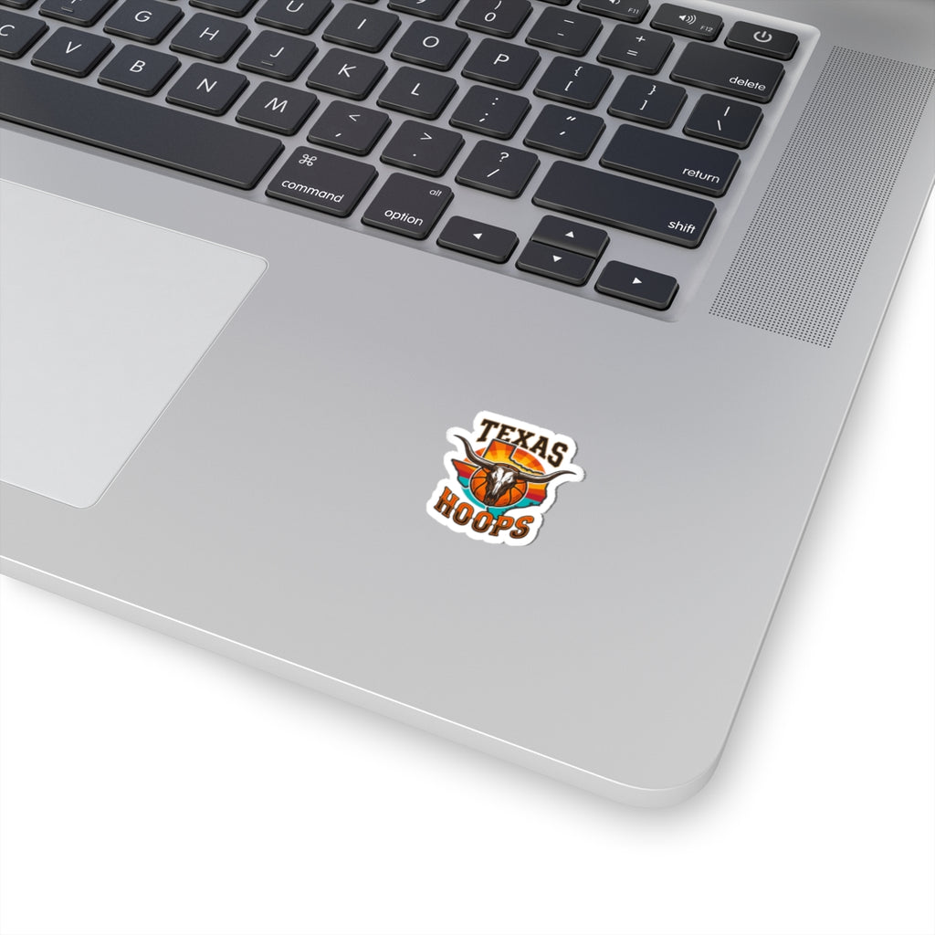 Texas Hoops Longhorn Skull Sticker | Texas pride, western varsity