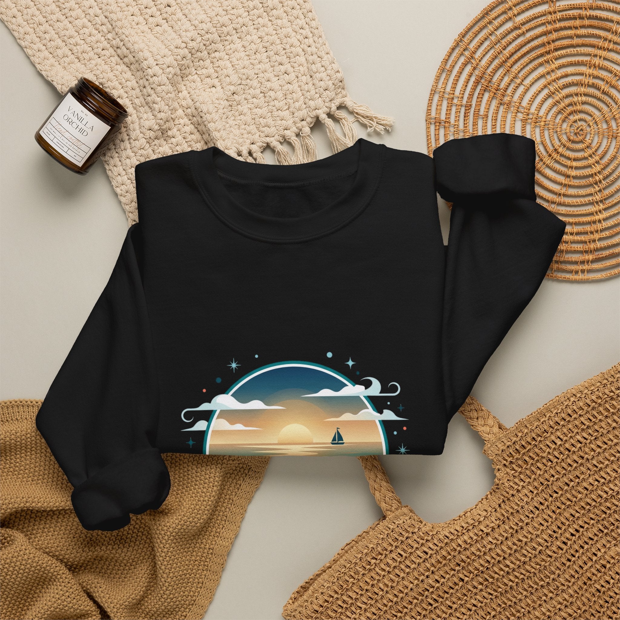 Meet Me By The Waves Sweatshirt | coastal aesthetic, sea breeze
