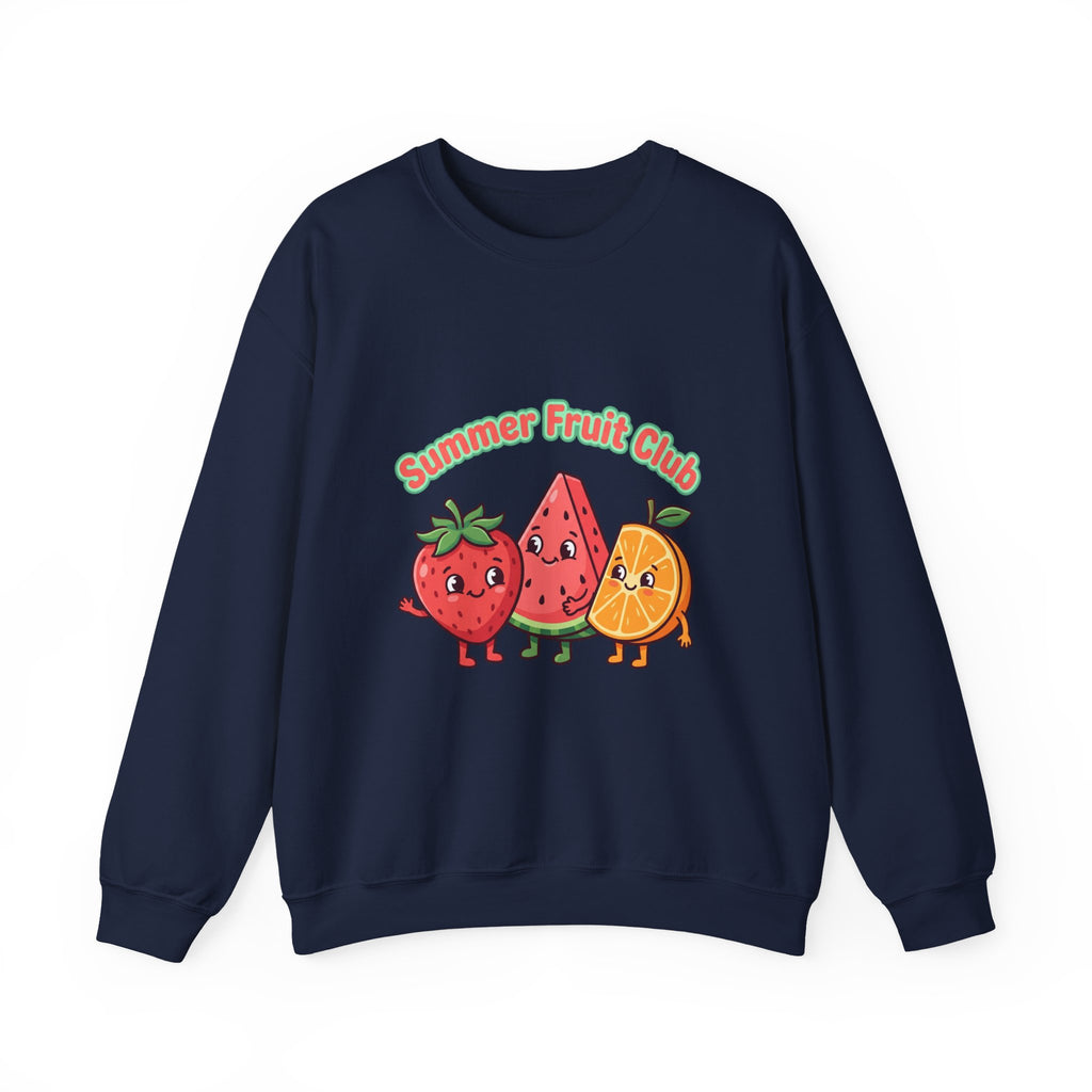 Summer Fruit Club Sweatshirt | strawberry watermelon orange, picnic aesthetic