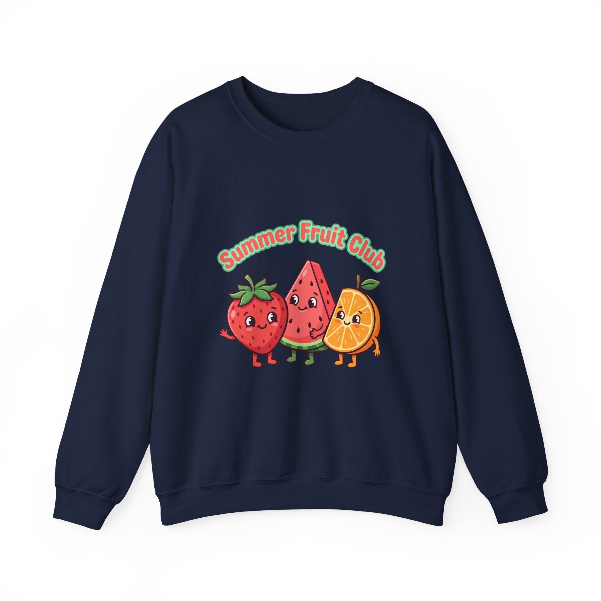Summer Fruit Club Sweatshirt | strawberry watermelon orange, picnic aesthetic