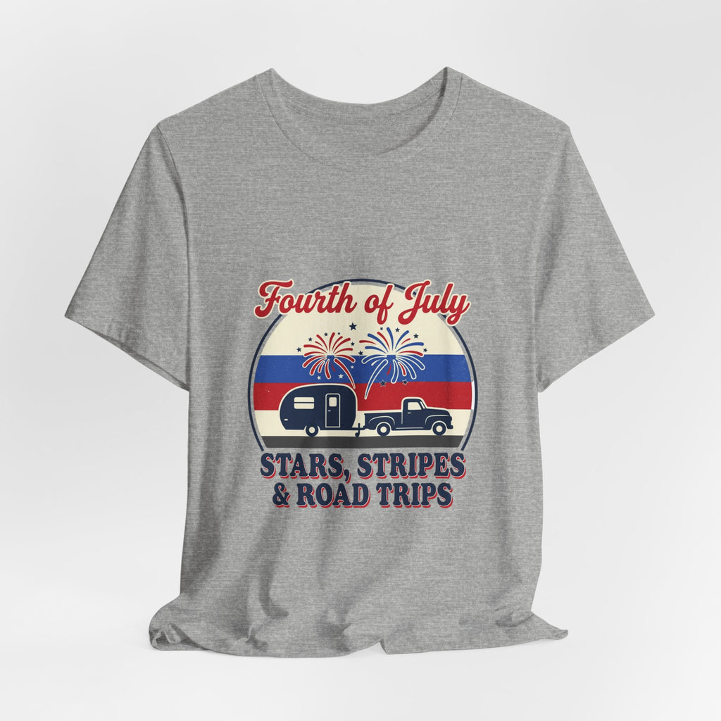 Fourth of July Stars & Stripes Road Trips Tee | vintage USA, Americana