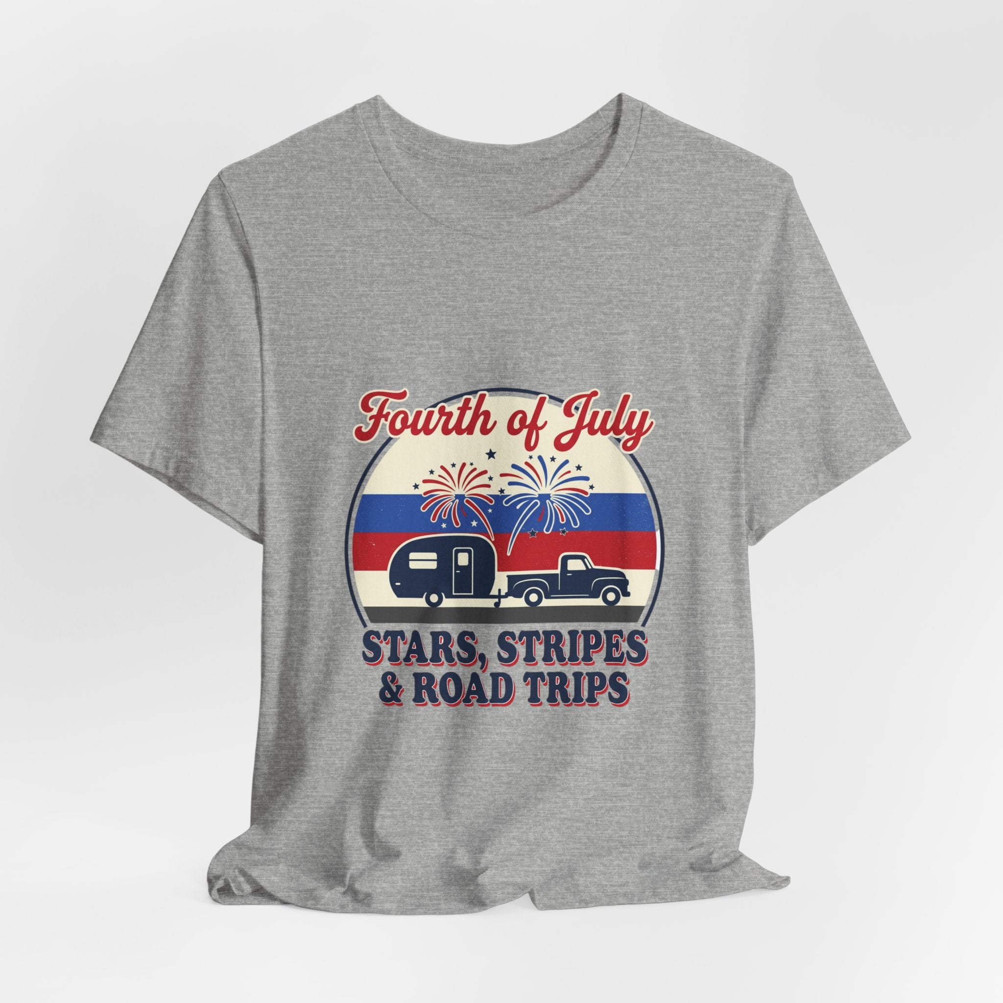 Fourth of July Stars & Stripes Road Trips Tee | vintage USA, Americana